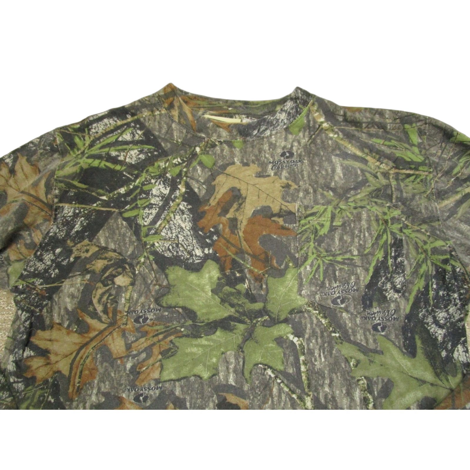 Russell Athletic VINTAGE Russell Outdoors Shirt Men L Brown Camouflage Long Sleeve Mossy Oak Y2K Size US L / EU 52-54 / 3 - 1 Thumbnail