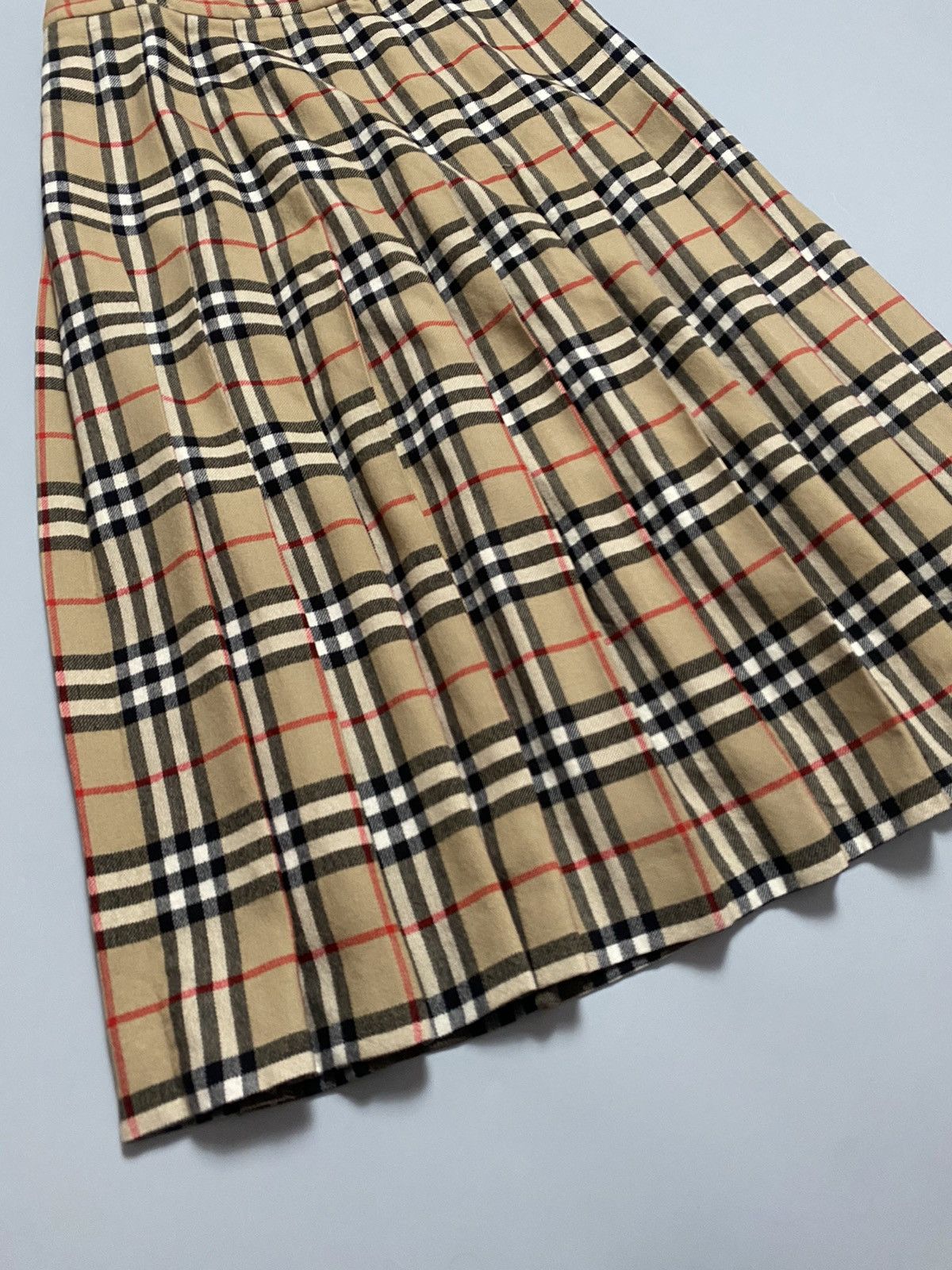 Burberry Burberry vintage wool nova check maxi flared dress Size 30" / US 8 / IT 44 - 10 Thumbnail