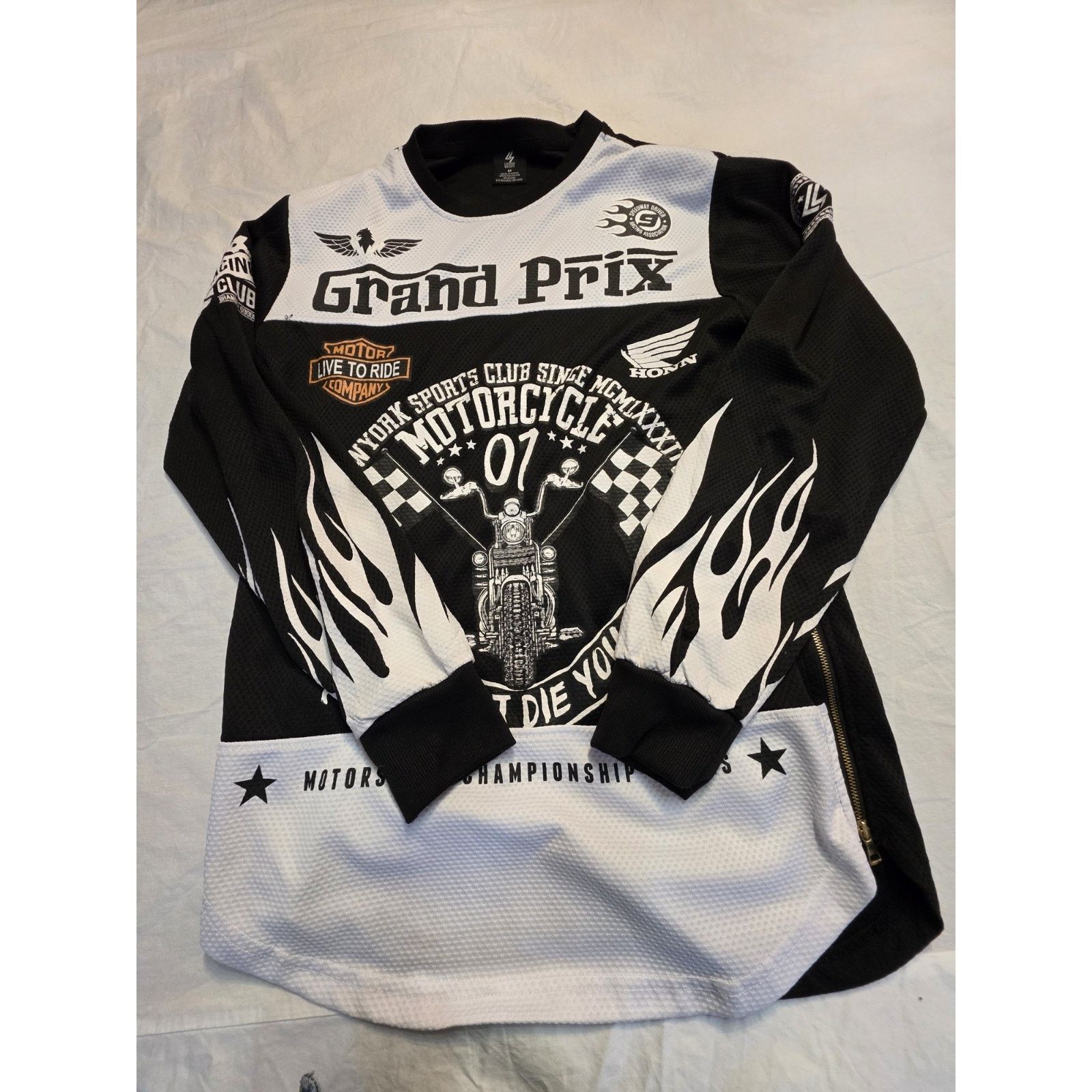 Other Lavish Society Grand Prix NY Motorcycle 07 Jersey Size US M / EU 48-50 / 2 - 1 Thumbnail