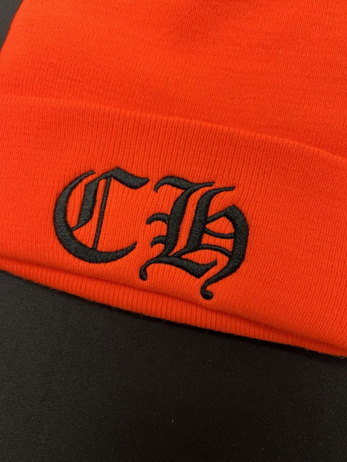 Chrome Hearts Chrome Hearts Orange Knit Logo Beanie Cap Hat Size ONE SIZE - 4 Thumbnail