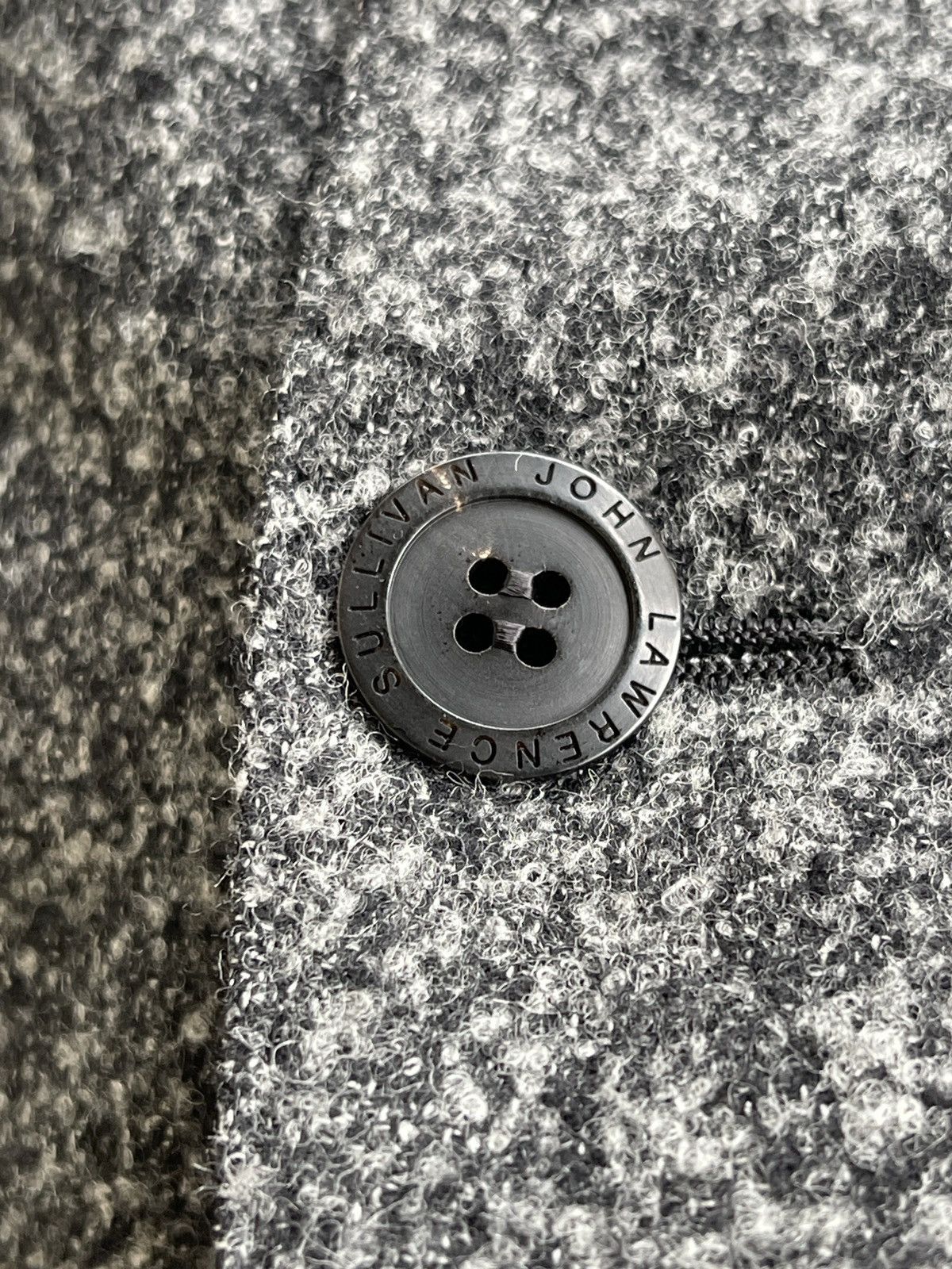JOHN LAWRENCE SULLIVAN AW15 Wool Blend Coat Grey Size 38S - 7 Thumbnail