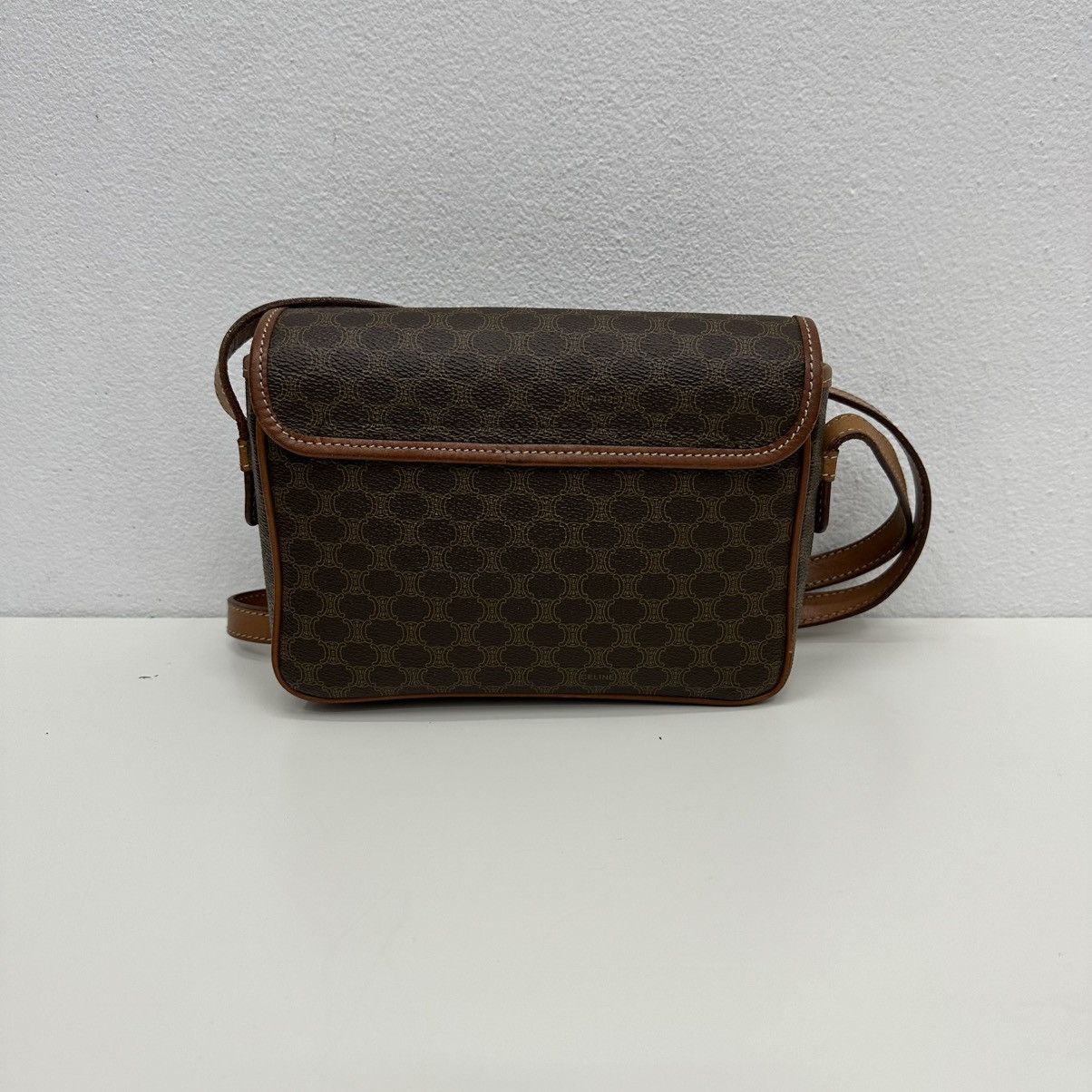Celine AUTHENTIC CELINE MACADAM CROSSBODY SHOULDER BAG Size ONE SIZE - 6 Thumbnail