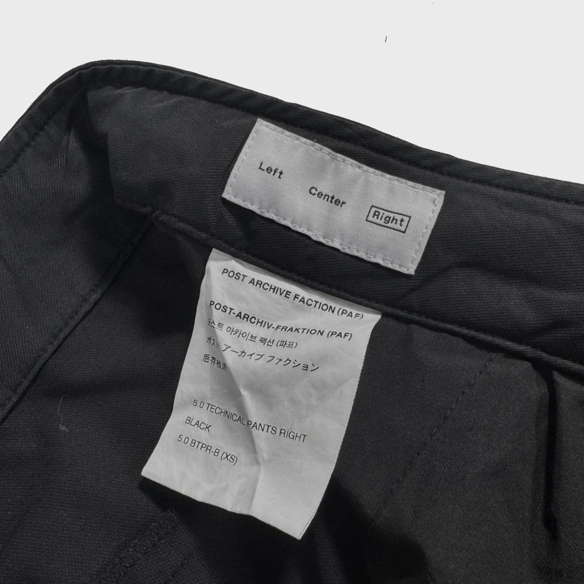 Japanese Brand × POST ARCHIVE FACTION (PAF) Recent 5.0 Post Archive Faction technical pants right black Size US 30 / EU 46 - 7 Thumbnail