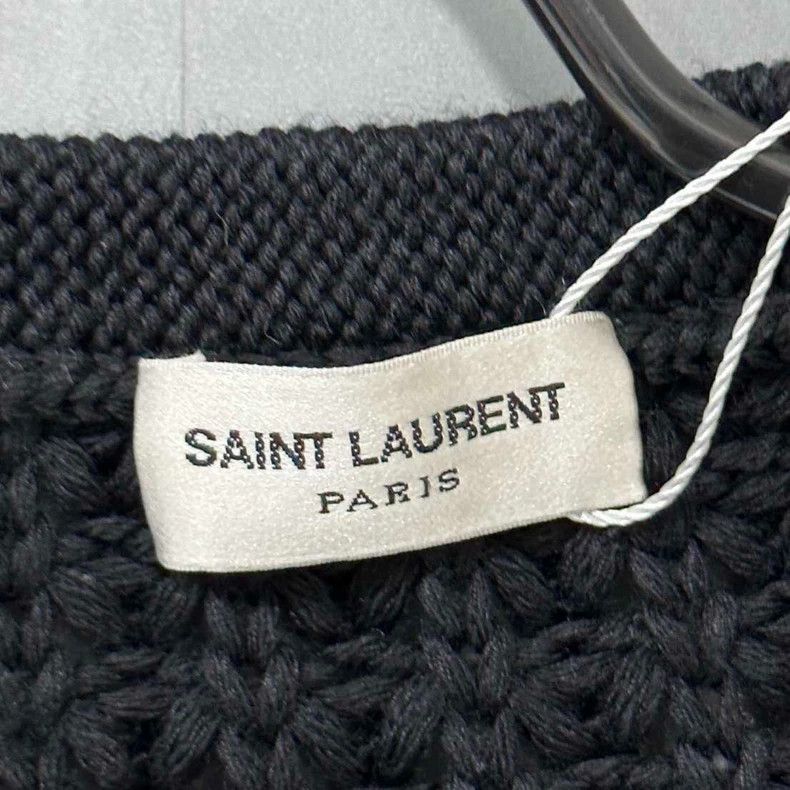 Saint Laurent Paris Saint Laurent Paris Studded Cardigan Woven with Thick Threa Size US XS / EU 42 / 0 - 5 Thumbnail
