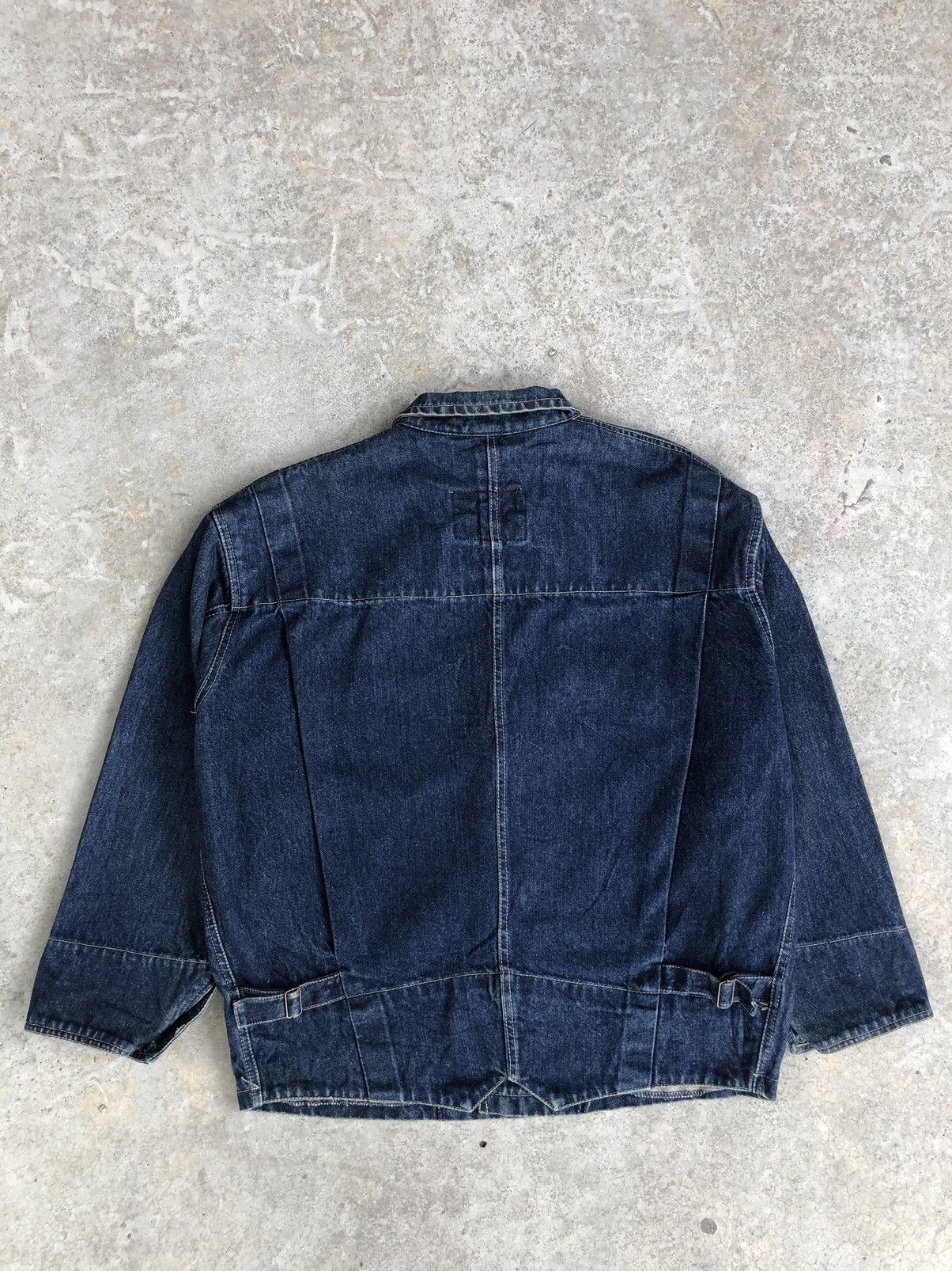 Vintage Vintage 70s Blues Union Chore Jacket Distressed Denim Size US L / EU 52-54 / 3 - 2 Thumbnail