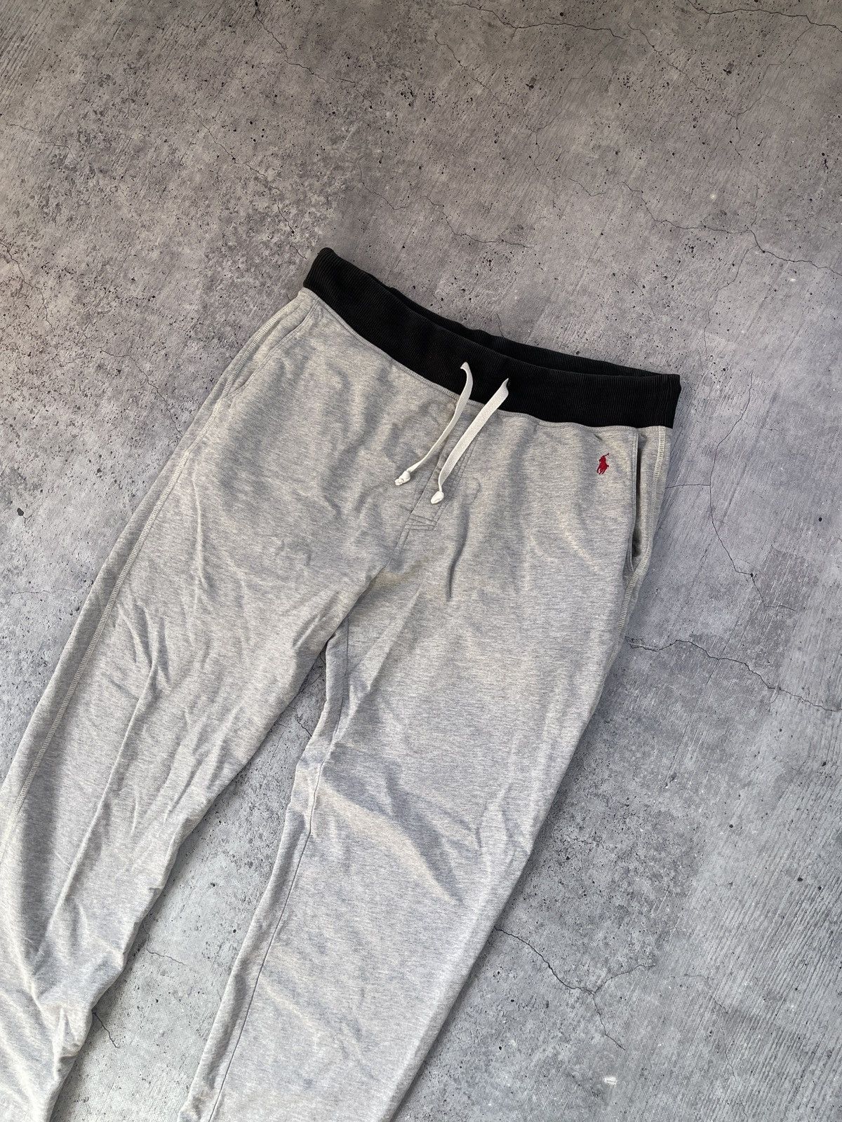 Polo Ralph Lauren × Vintage Vintage Polo Ralph Lauren Baggy Cotton Sweatpants L Size US 36 / EU 52 - 2 Thumbnail