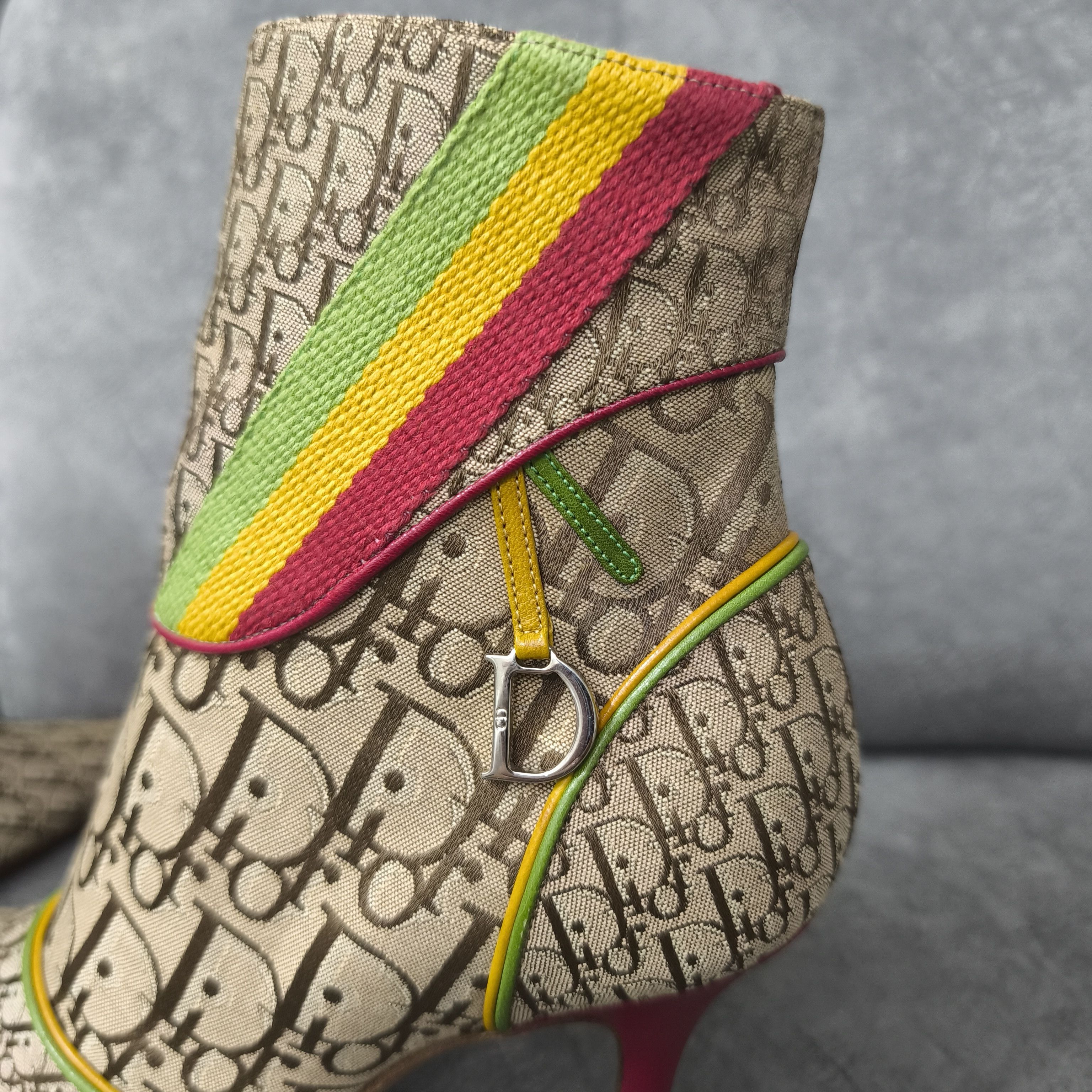 Dior Sick 🔥🔥Vintage Dior Rasta Shoes Size US 7 / IT 37 - 7 Thumbnail