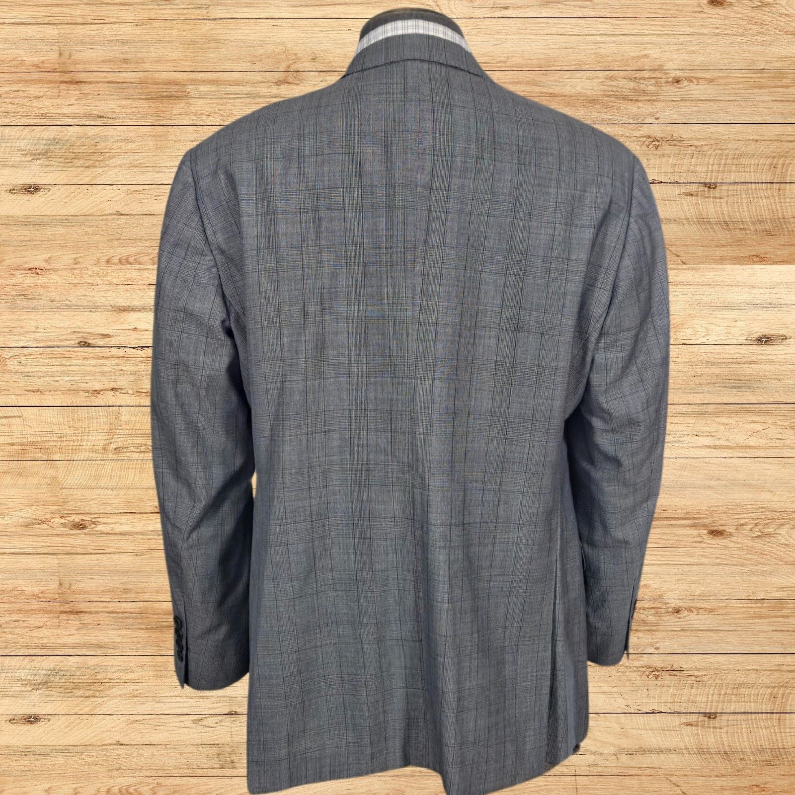 Armani Collezioni Armani Collezioni G Line Wool Silk Mens 42R Gray Glenn Size 42R - 4 Thumbnail