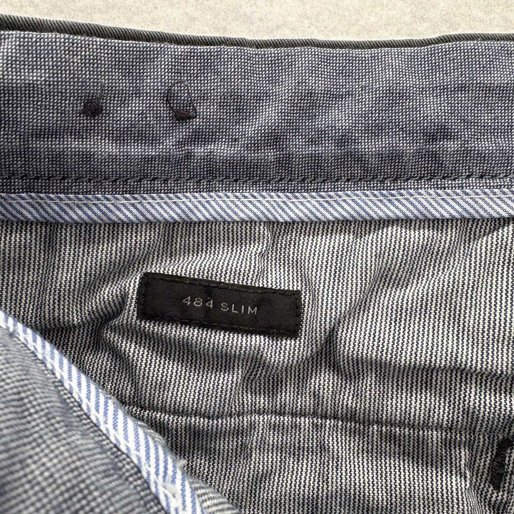 J.Crew J.CREW 484 Slim Fit Pants Mens 30x32 Gray Stretch Chino Casual Preppy Travel Size US 30 / EU 46 - 5 Thumbnail