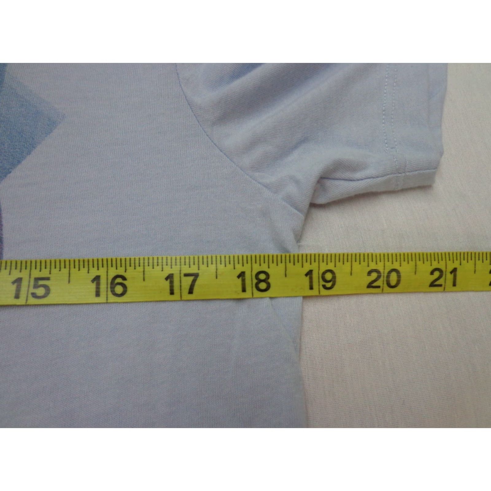 Old Navy Old Navy T Shirt Unisex Adults S Short Sleeve Crew Neck Blue Cotton Blend Graphic Print Classic Music Size US S / EU 44-46 / 1 - 5 Thumbnail