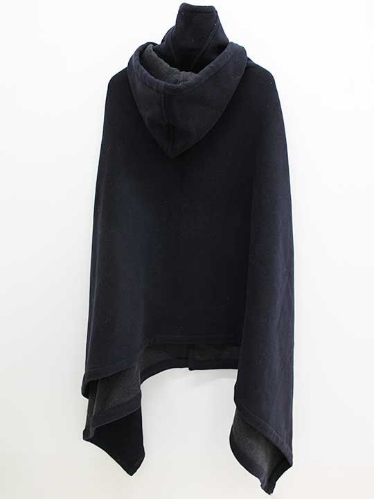 Comme des Garcons Jacket Wool Poncho Outerwear Long Hooded Button Up Navy Size US S / EU 44-46 / 1 - 2 Thumbnail