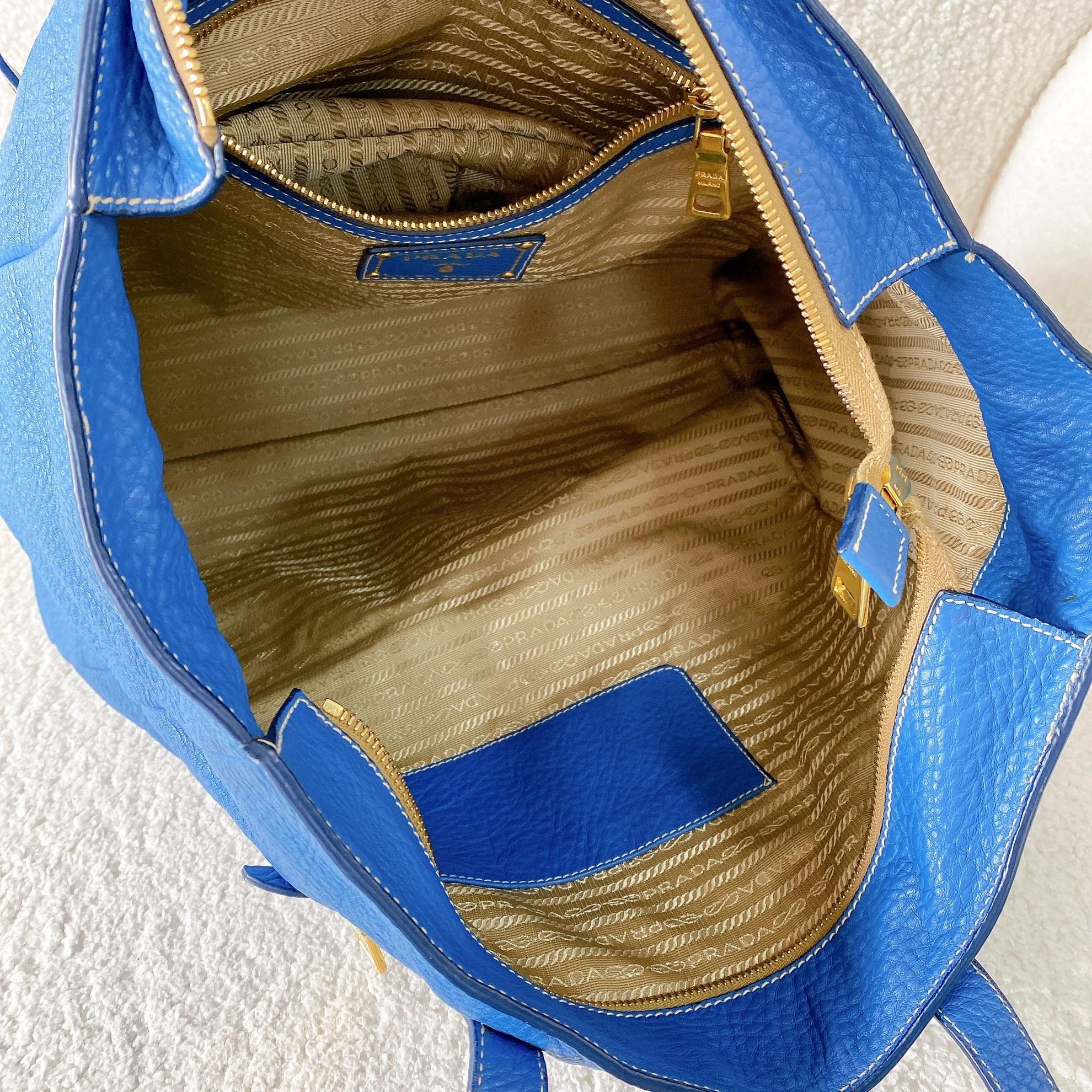 Prada Prada blue handbag 9654 Size ONE SIZE - 8 Thumbnail