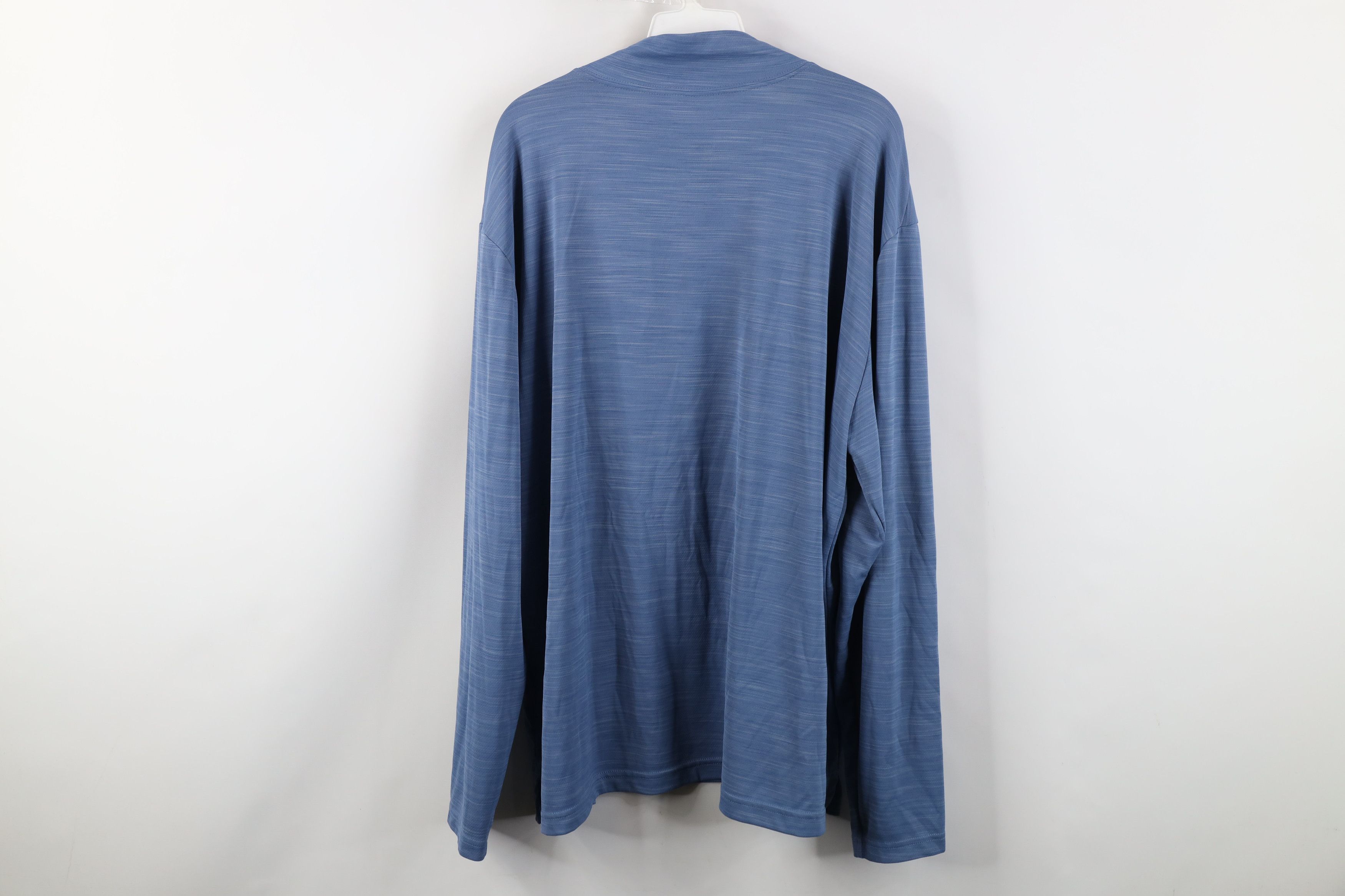 Nike Nike Dri-Fit Knit Running 1/4 Half Zip Jacket Top Blue Size US XXL / EU 58 / 5 - 10 Thumbnail