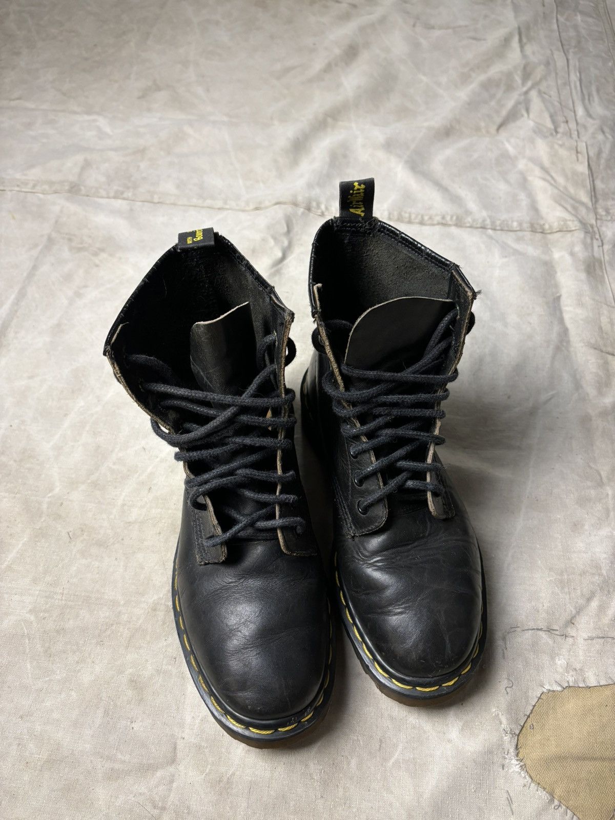 image of Dr Martens Vintage Dr.martens 8 Holes Made In England Boots in Black, Women's