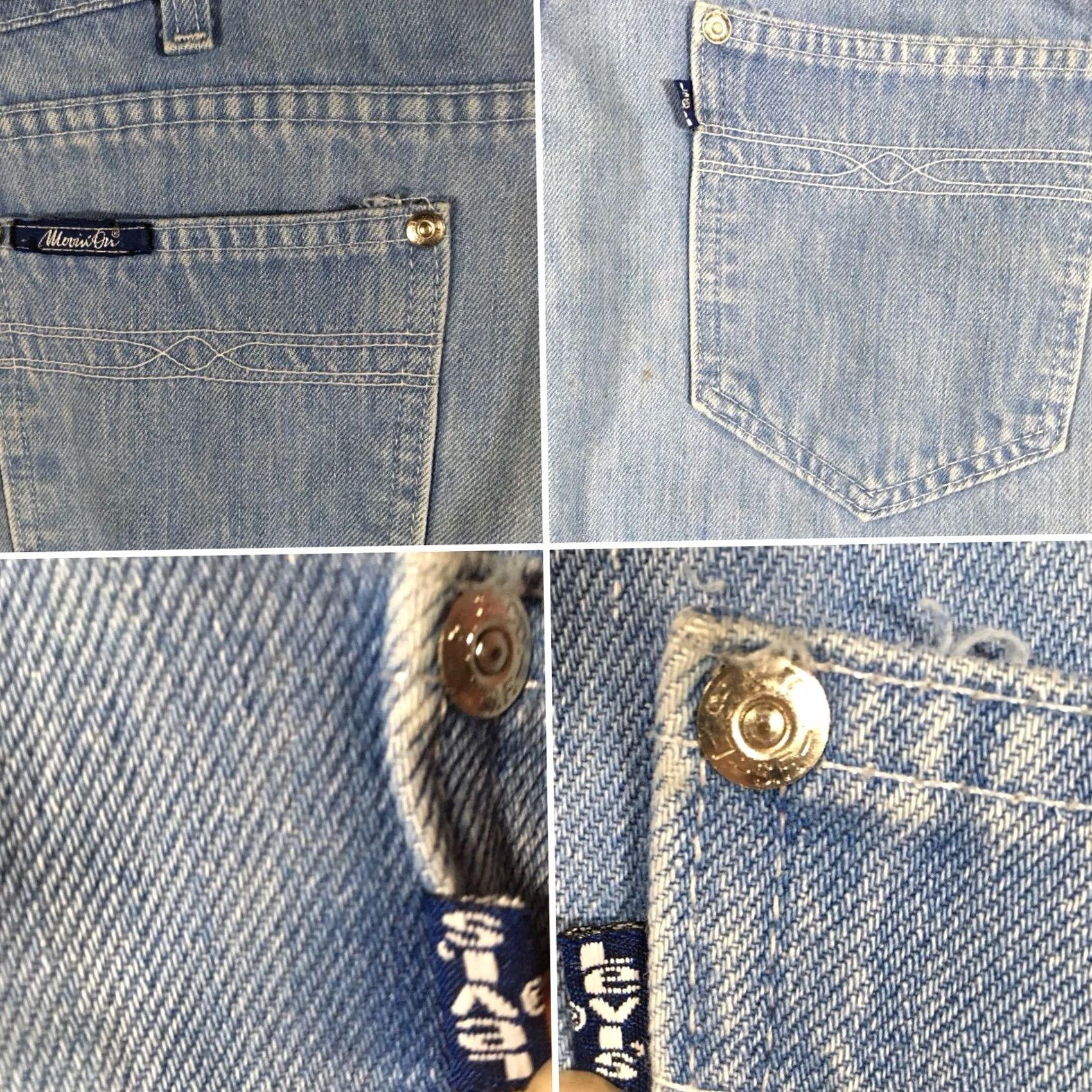 Vintage VINTAGE Levi’s Jeans Talon 42 Zipper 70s 31 Inseam 25.5 Denim Blue Hippy 1970s Mens Womens Girls Boys Regular 70s Size US 31 - 5 Thumbnail