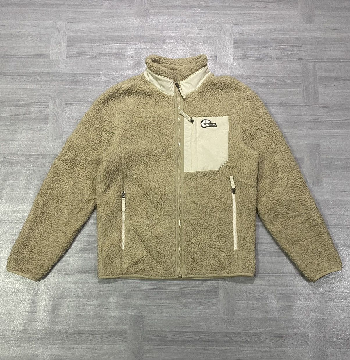 Japanese Brand Nepa Sherpa Fleece Jacket Size US XS / EU 42 / 0 - 1 Thumbnail