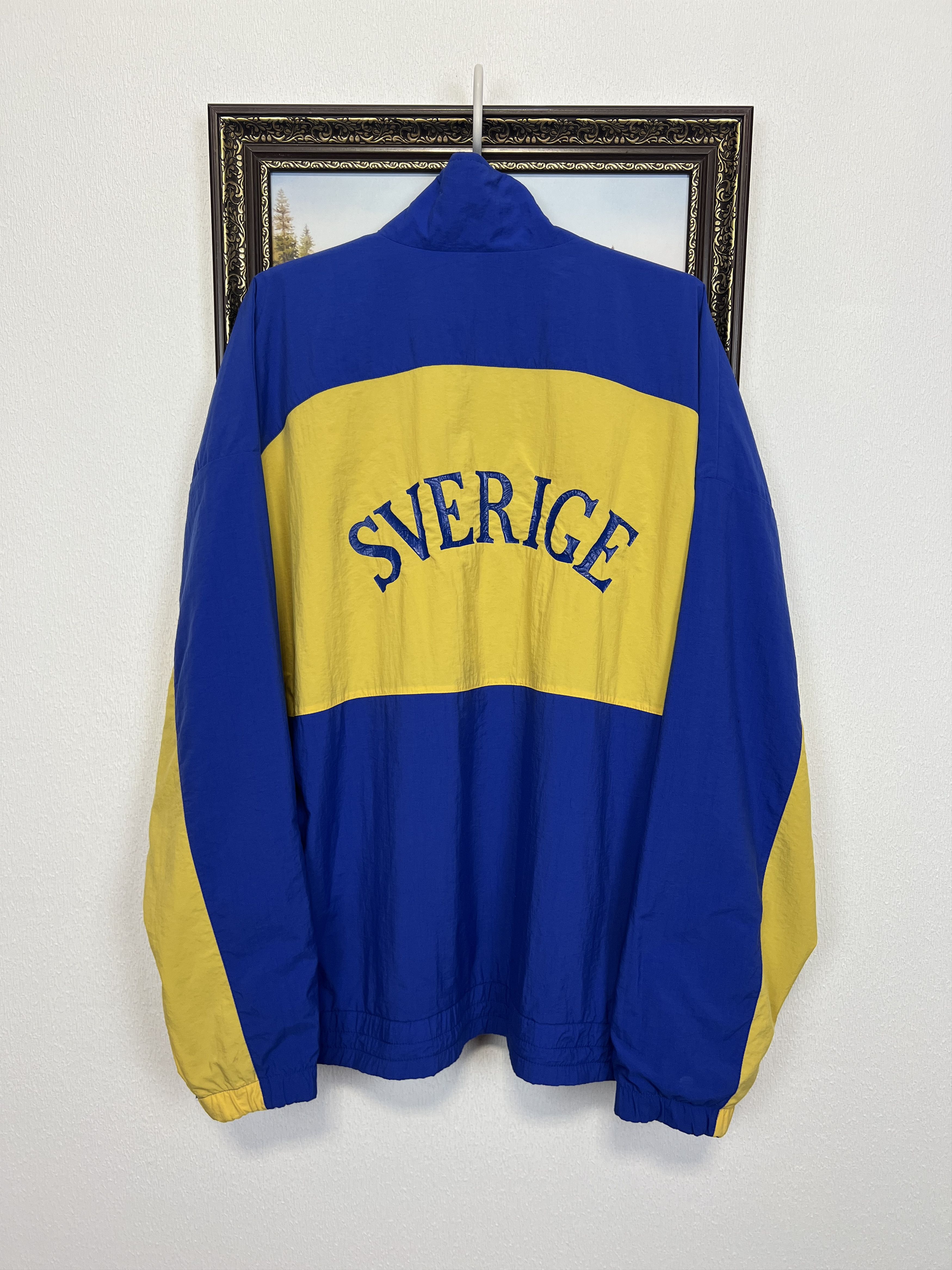 Adidas Vintage Sweden Double Sided Jacket Soccer Track Top Rare Size US L / EU 52-54 / 3 - 9 Thumbnail