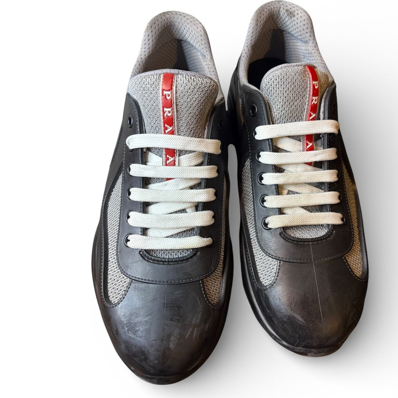Prada Prada America's Cup Soft Rubber Black Sneakers | Size 41(8) Size US 8 / EU 41 - 5 Thumbnail