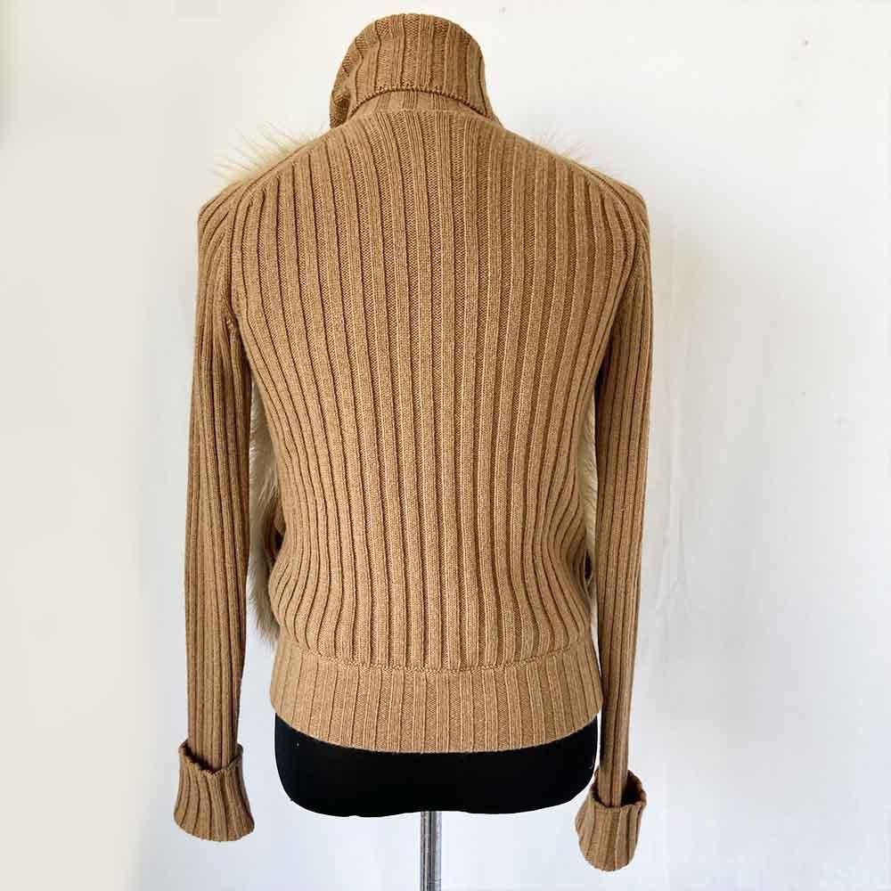 Gucci GUCCI FW2010 Fox Fur Cardigan Jacket Camel Frida Giannini Size M / US 6-8 / IT 42-44 - 6 Thumbnail