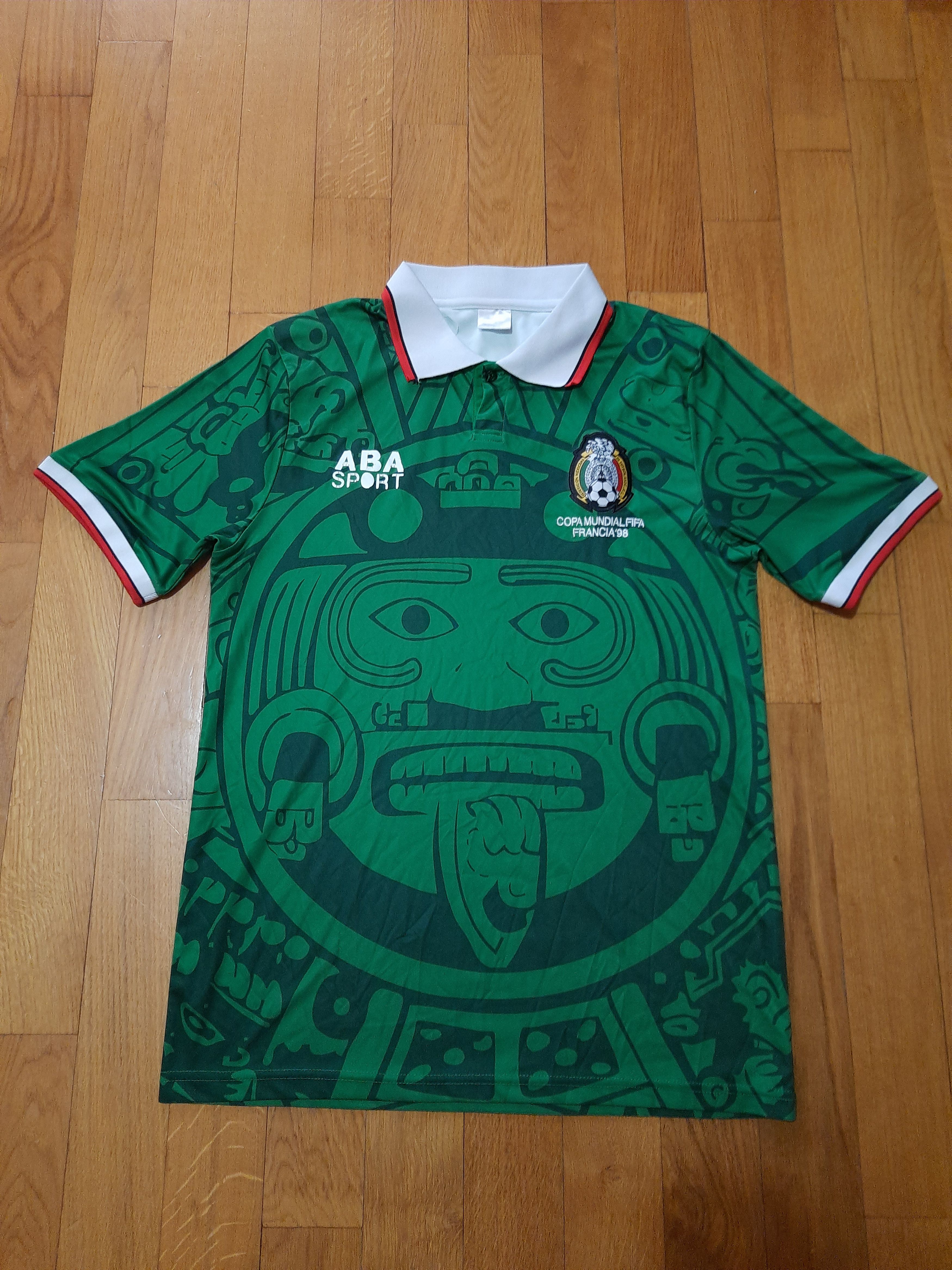 Other Mexico Mexican World Cup 98 Football Tee Size US L / EU 52-54 / 3 - 2 Thumbnail