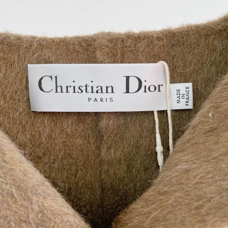 Dior Dior Khaki tweed coat 2504-Nextarrow Size XXS / US 00 / IT 34 - 5 Thumbnail