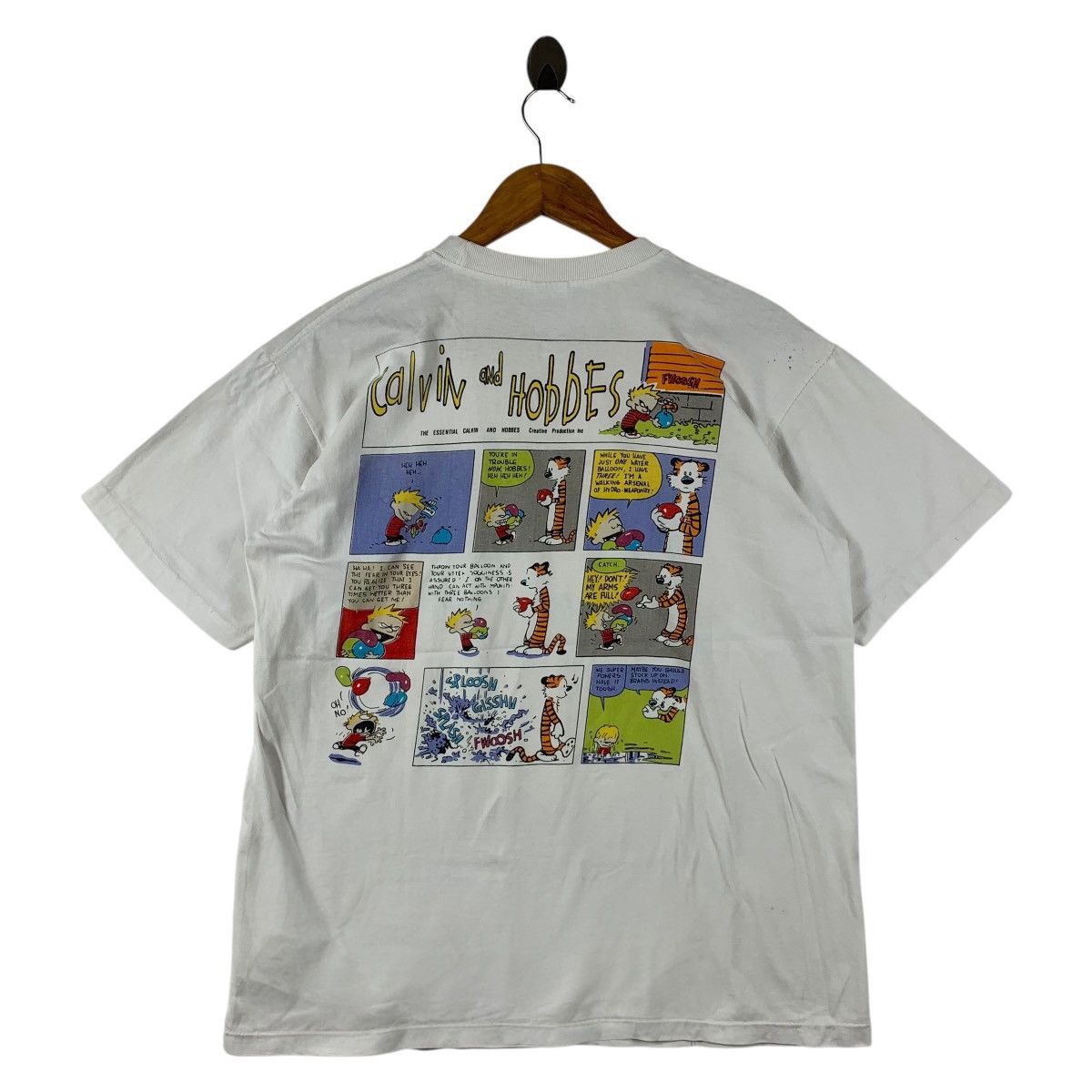 Cartoon Network Vintage CALVIN and HOBBES cartoon printed tee Size US M / EU 48-50 / 2 - 1 Thumbnail
