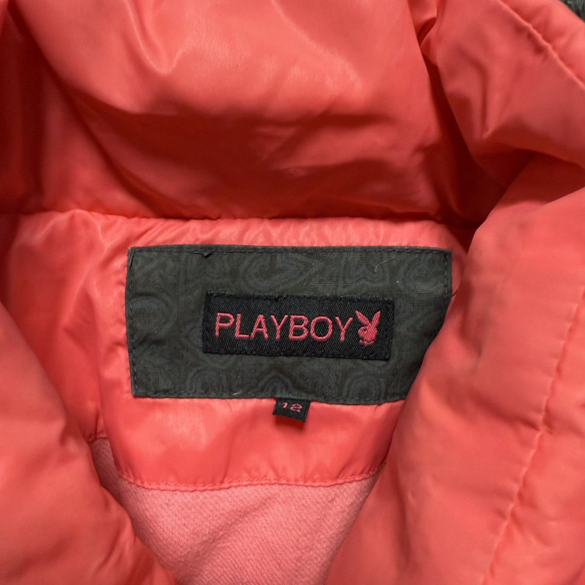 Playboy Vintage Pink Puffer Jacket Playboy Avant Garde Size S / US 4 / IT 40 - 10 Thumbnail