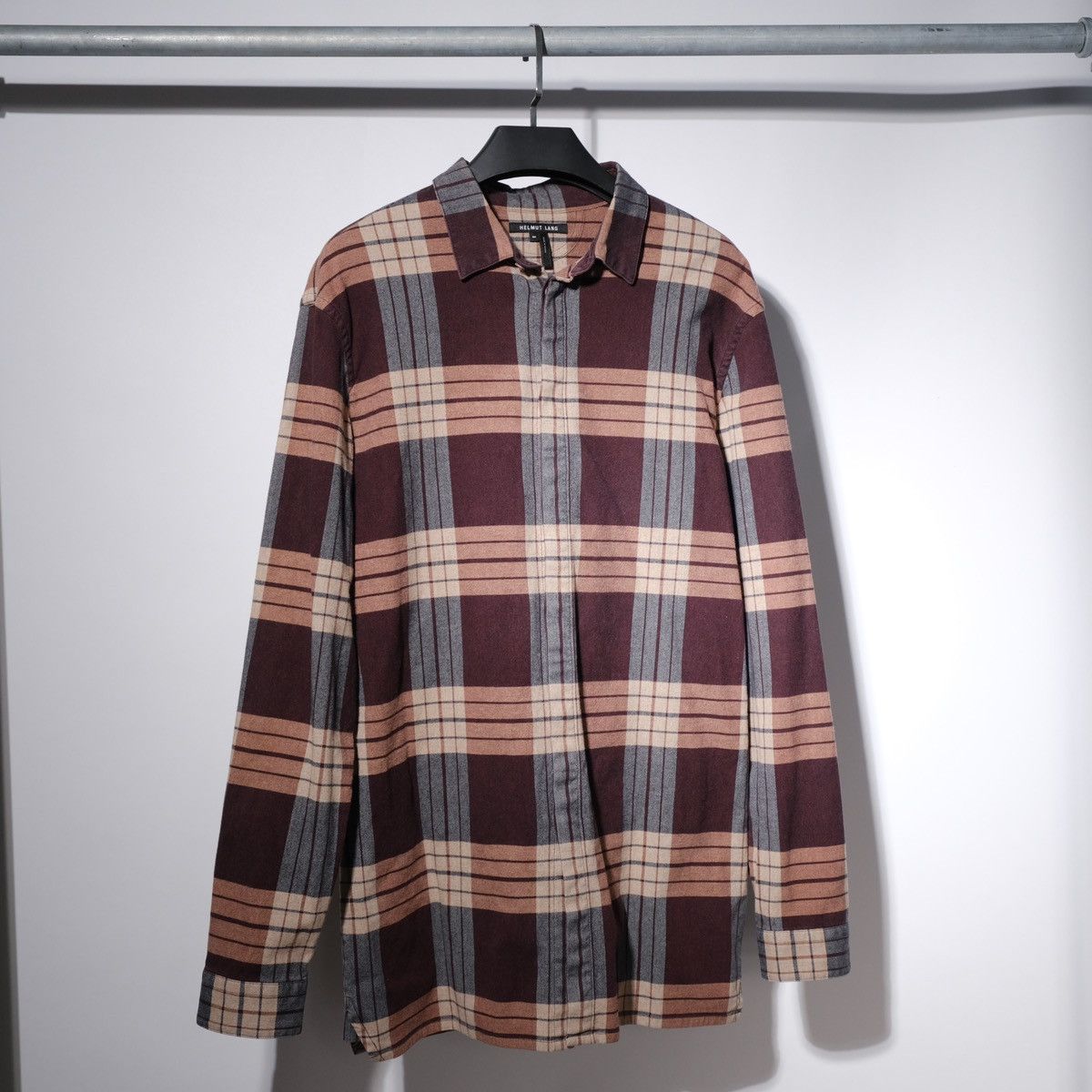 Helmut Lang Helmut Lang Gradient Plaid Shirt Size US M / EU 48-50 / 2 - 1 Thumbnail