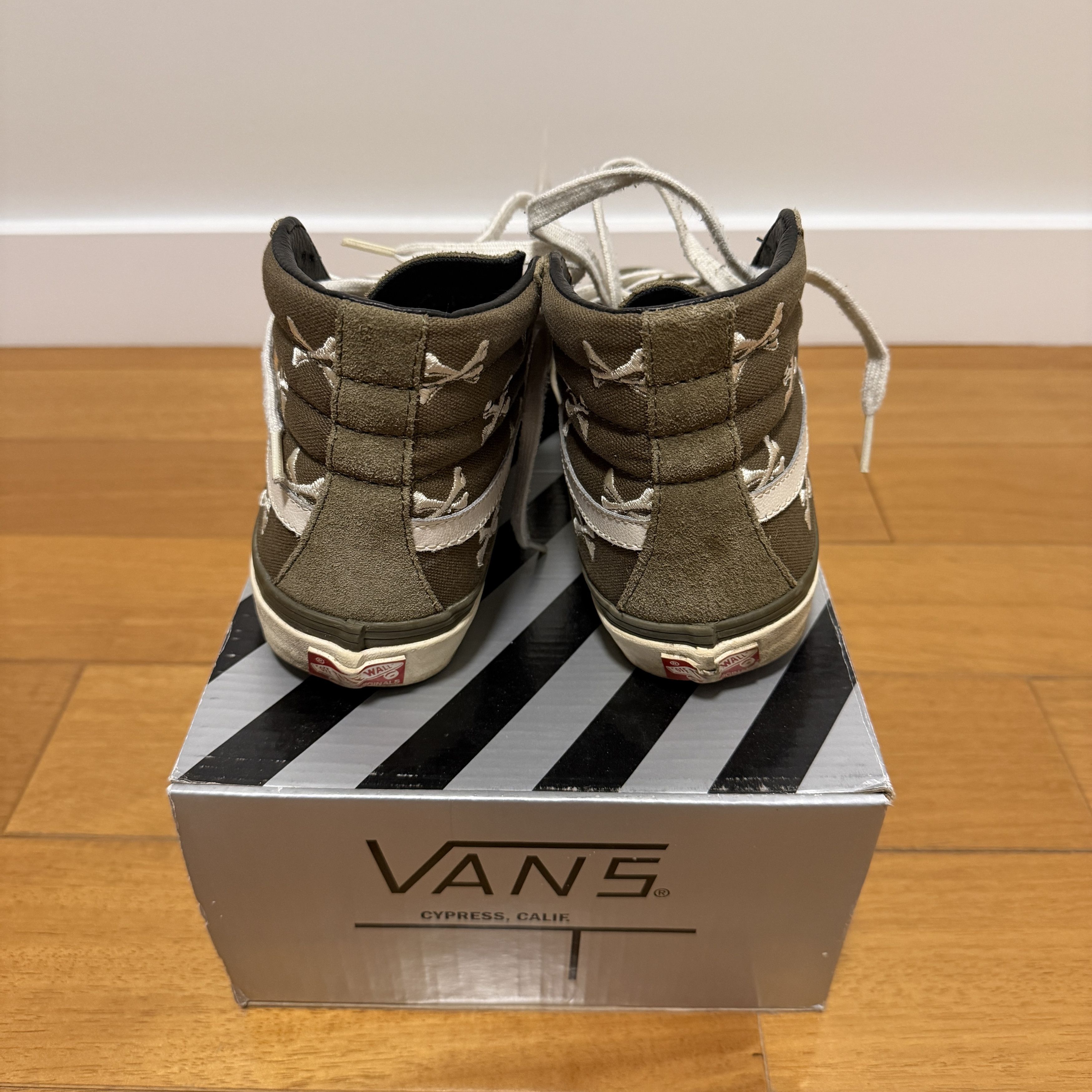 Vans × Wtaps VANS WTAPS SK8-HI BONE OLIVE Size US 7 / EU 40 - 4 Thumbnail