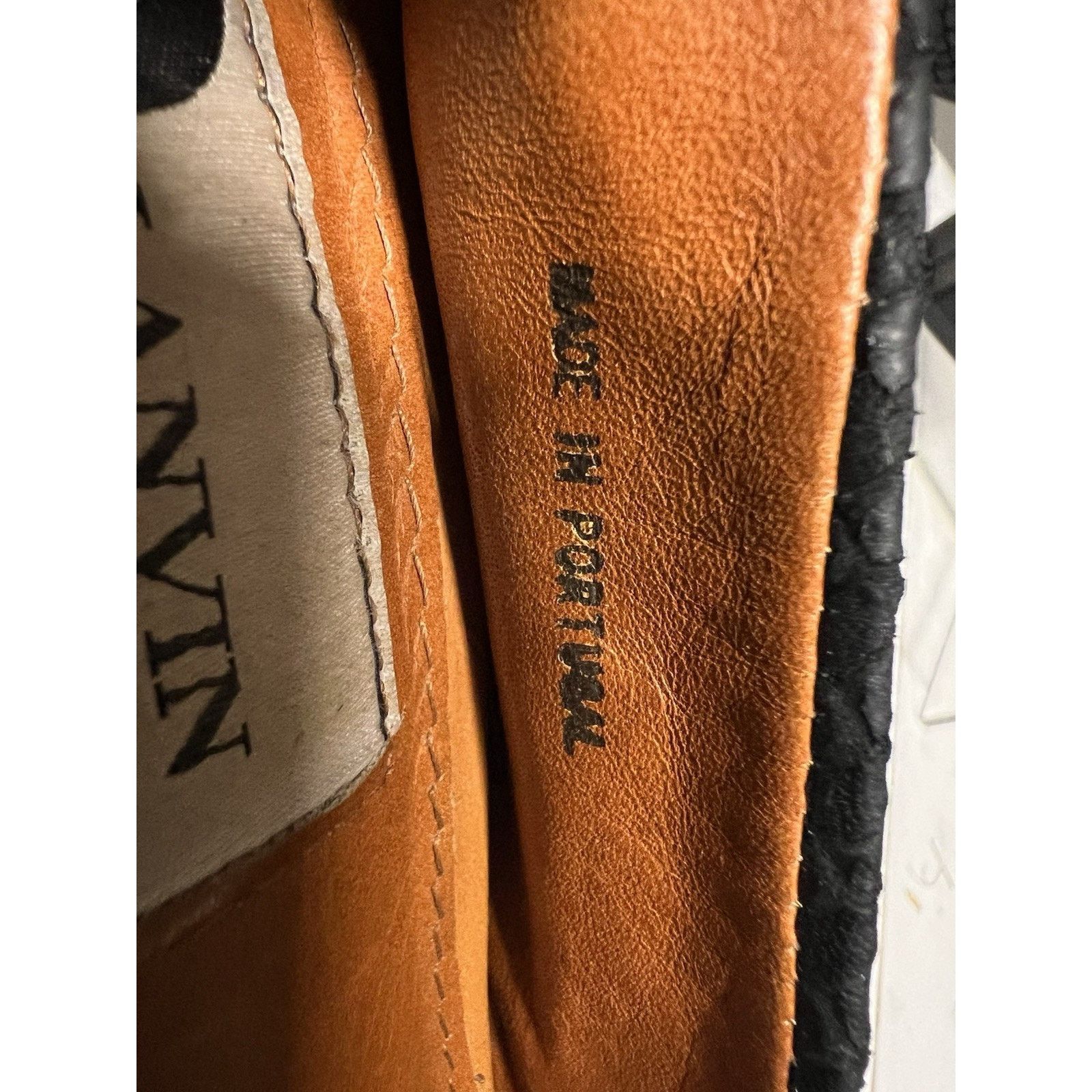 Lanvin Lanvin Black Block Heel Ballerina Nubuck Leather 7.5 Size US 7.5 / IT 37.5 - 9 Thumbnail
