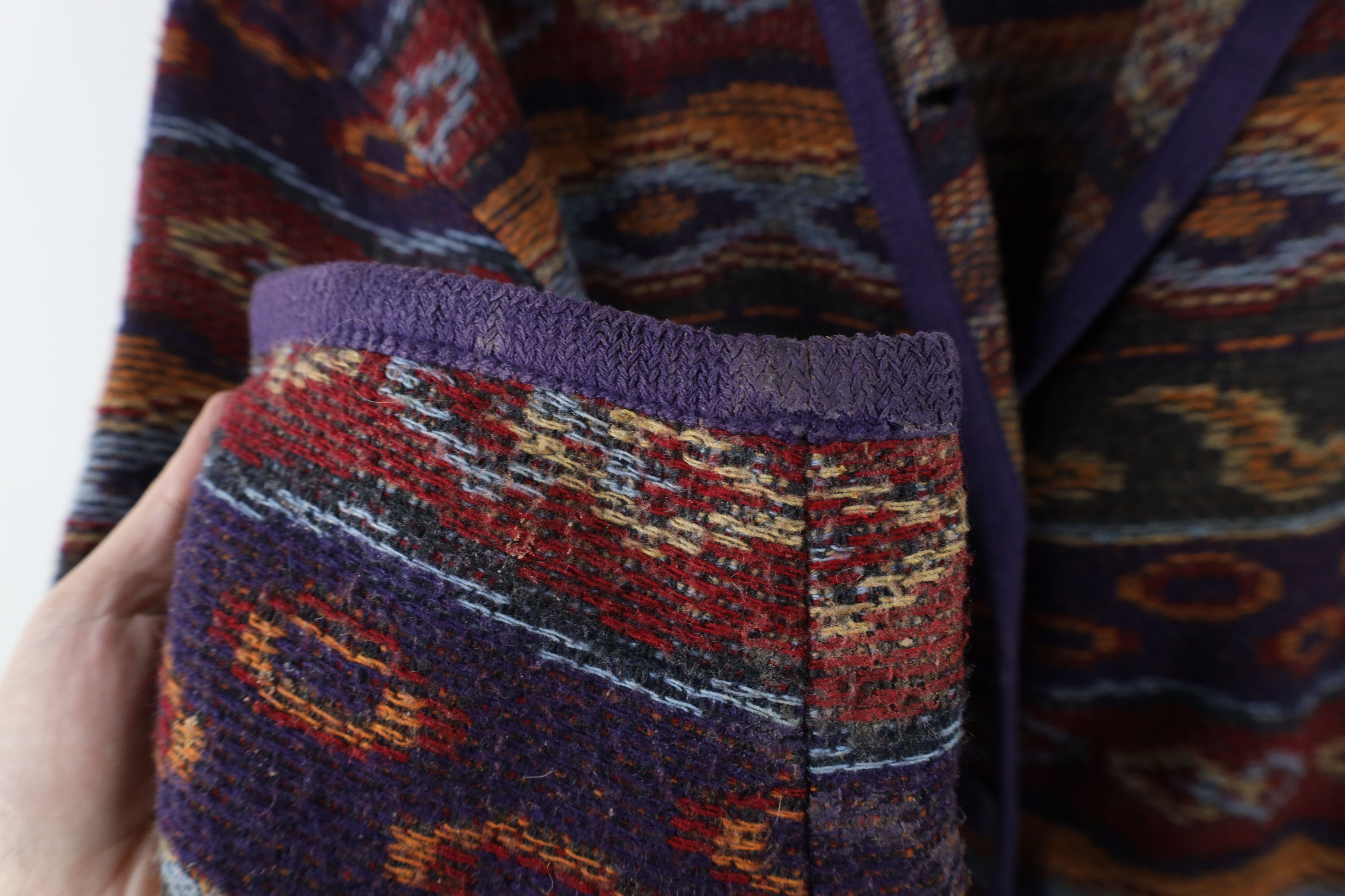 Vintage Vintage 90s Streetwear Rainbow Southwestern Blazer Jacket Size L / US 10 / IT 46 - 8 Thumbnail