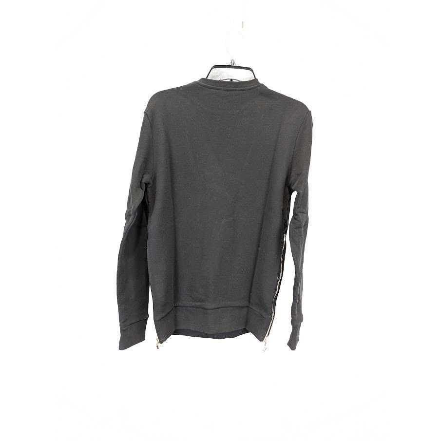 Balmain o1rshd1 Side Zip Sweatshirt in Black Size US S / EU 44-46 / 1 - 10 Thumbnail