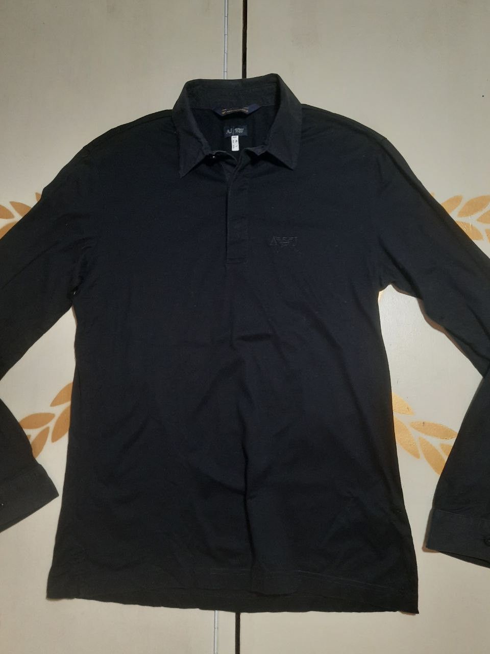Armani × Emporio Armani × Giorgio Armani Armani Jeans Long Sleeve Polo Shirt Size US L / EU 52-54 / 3 - 3 Thumbnail