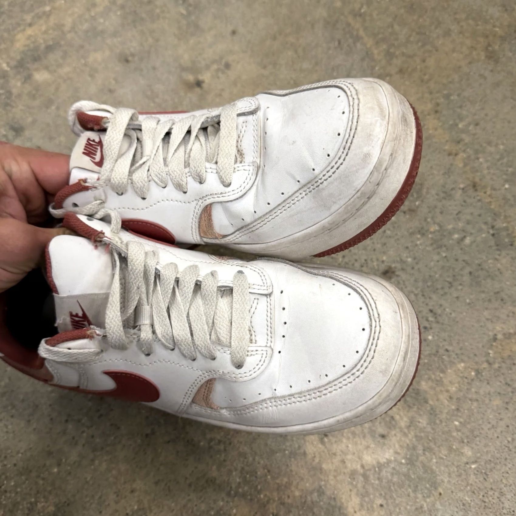 Nike Nike Womens Low Top Athletic Sneakers White Red Size 8 US Sneakers Womens Low Top Nike White Red 8 US Sports Retro 2023 Size M / US 6-8 / IT 42-44 - 6 Thumbnail