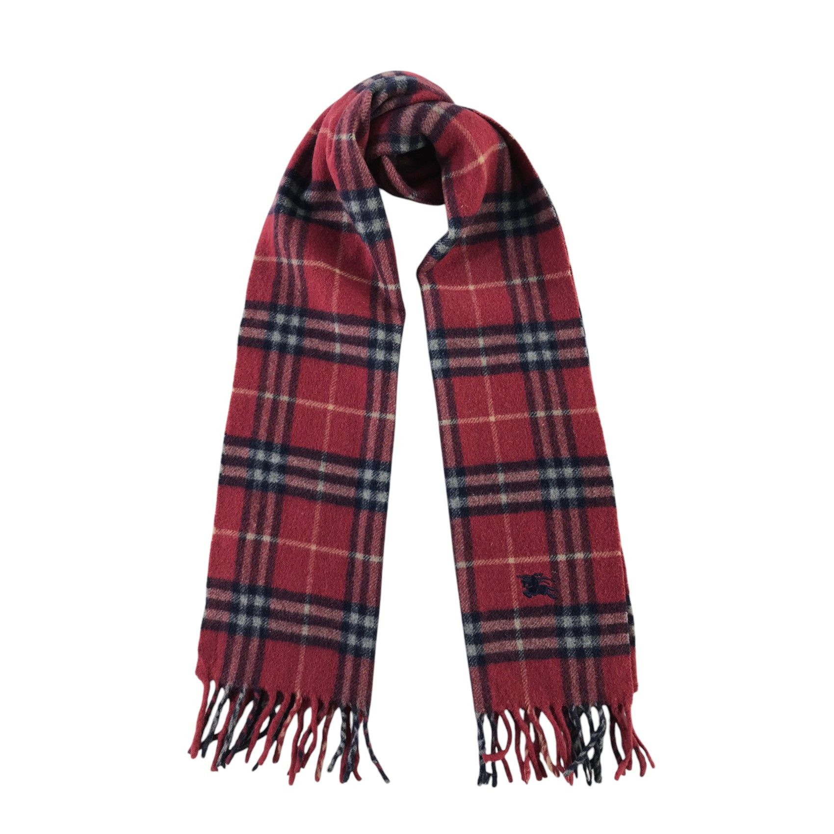 Burberry × Vintage Burberry Scarf / Muffler / Neckwear - WW1865 Size ONE SIZE - 1 Thumbnail