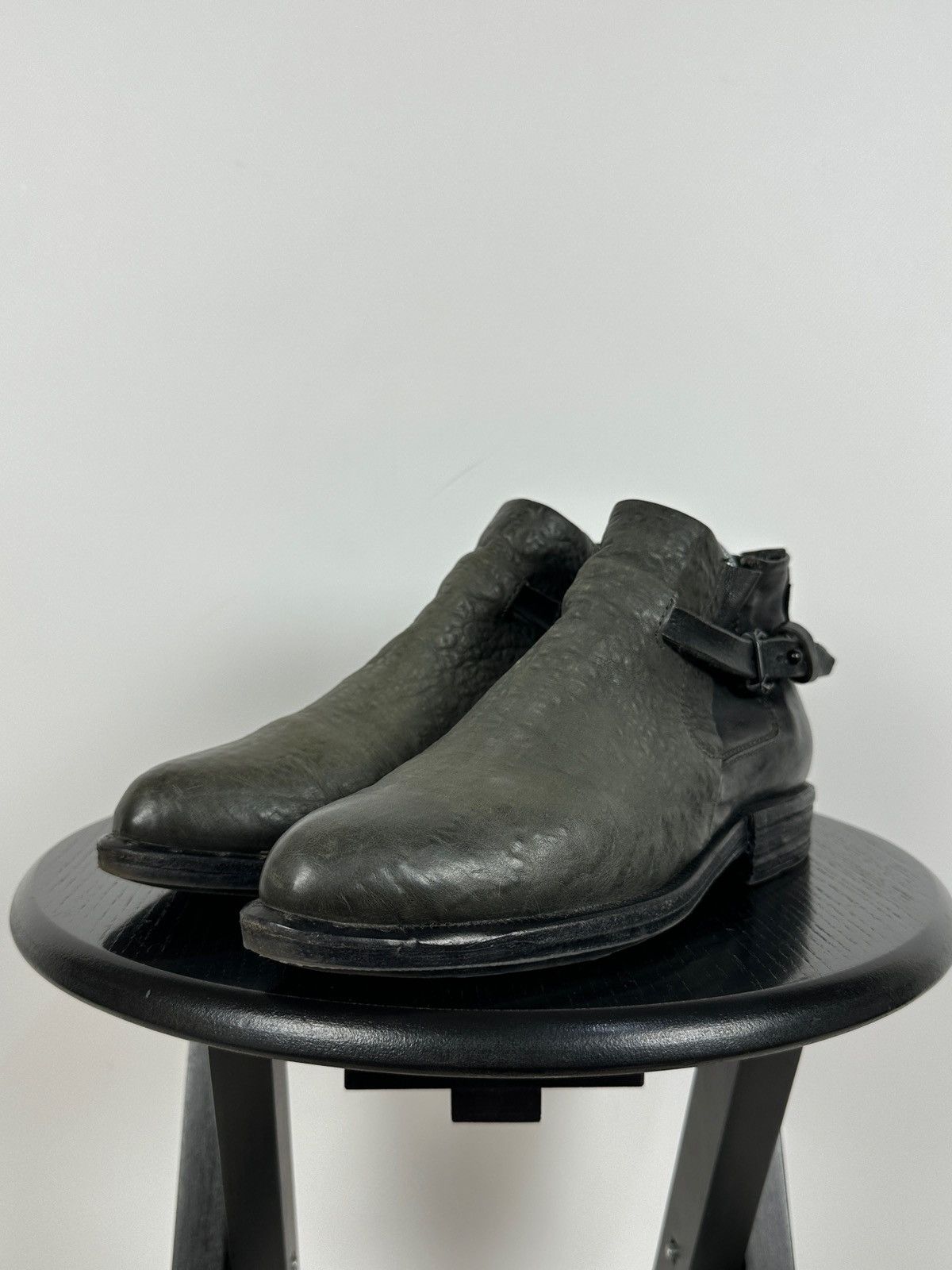 A.S.98 A.S.98. Airstep Leather Biker Ankle Boots Size US 8 / IT 38 - 10 Thumbnail