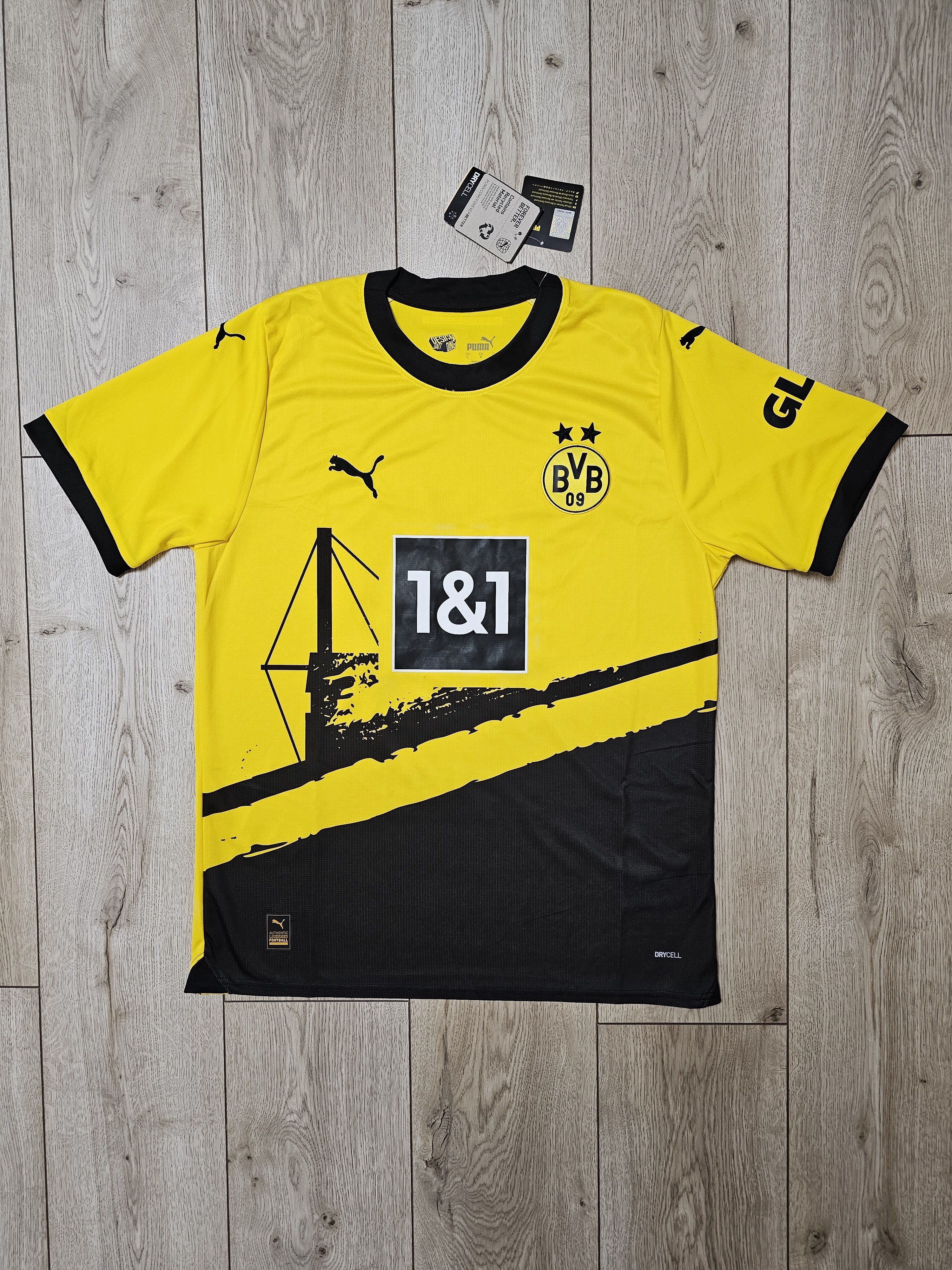 Puma BORUSSIA DORTMUND 2024 HOME BRANDT FOOTBALL SOCCER JERSEY Size US L / EU 52-54 / 3 - 2 Thumbnail
