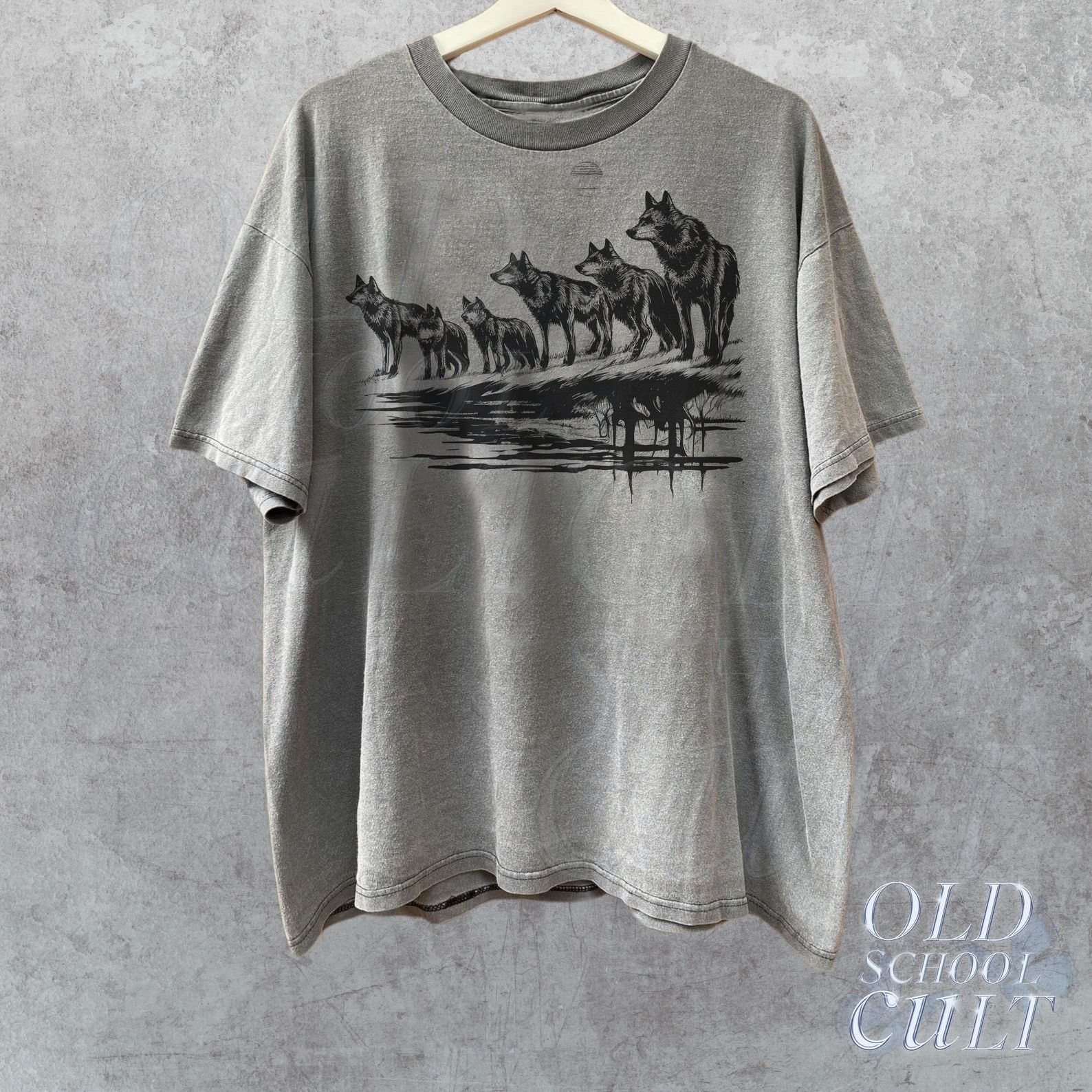 The Unbranded Brand Vintage Wolf Pack 90s Graphic Shirt Size US L / EU 52-54 / 3 - 2 Thumbnail