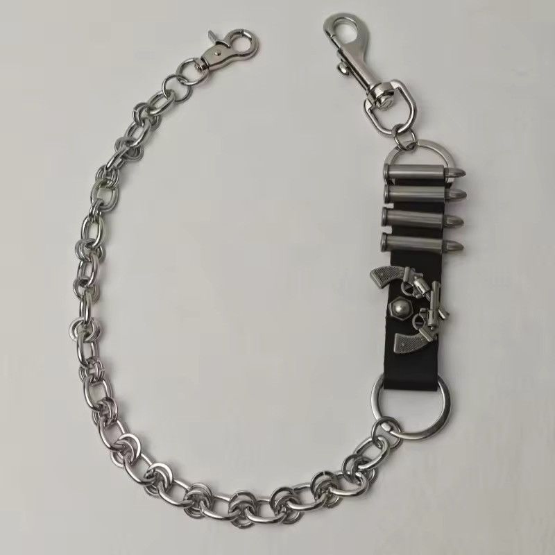 Other Revolver Bullet Row Pants Chain Leather Cover Minimalism Size ONE SIZE - 9 Thumbnail