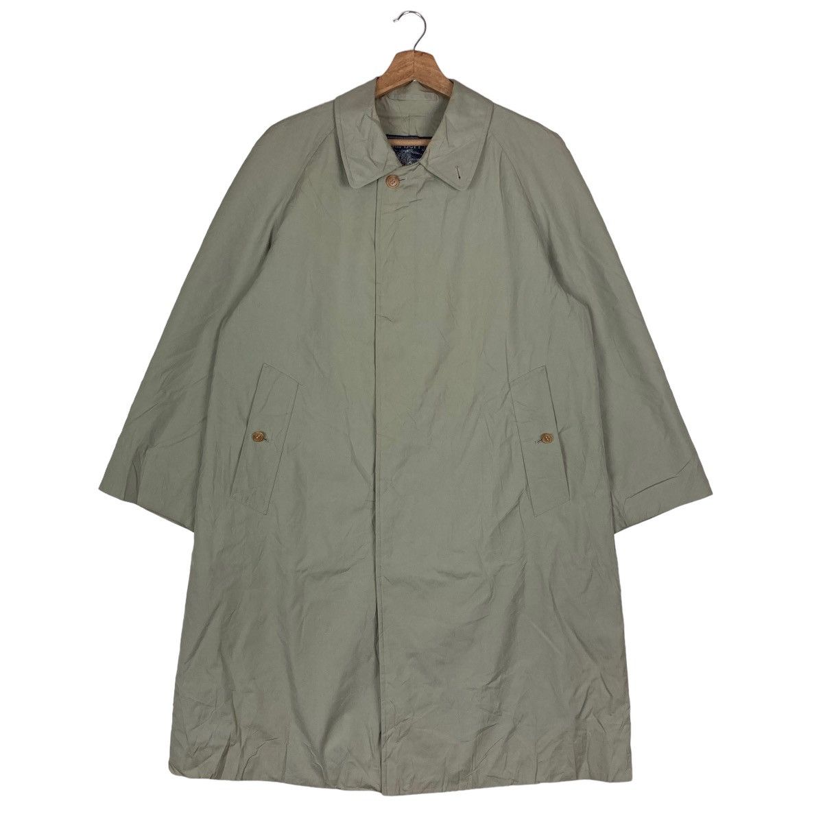 Burberry Burberrys’ Hidden Flat Button Trench Coat Long Jacket Size US M / EU 48-50 / 2 - 1 Thumbnail