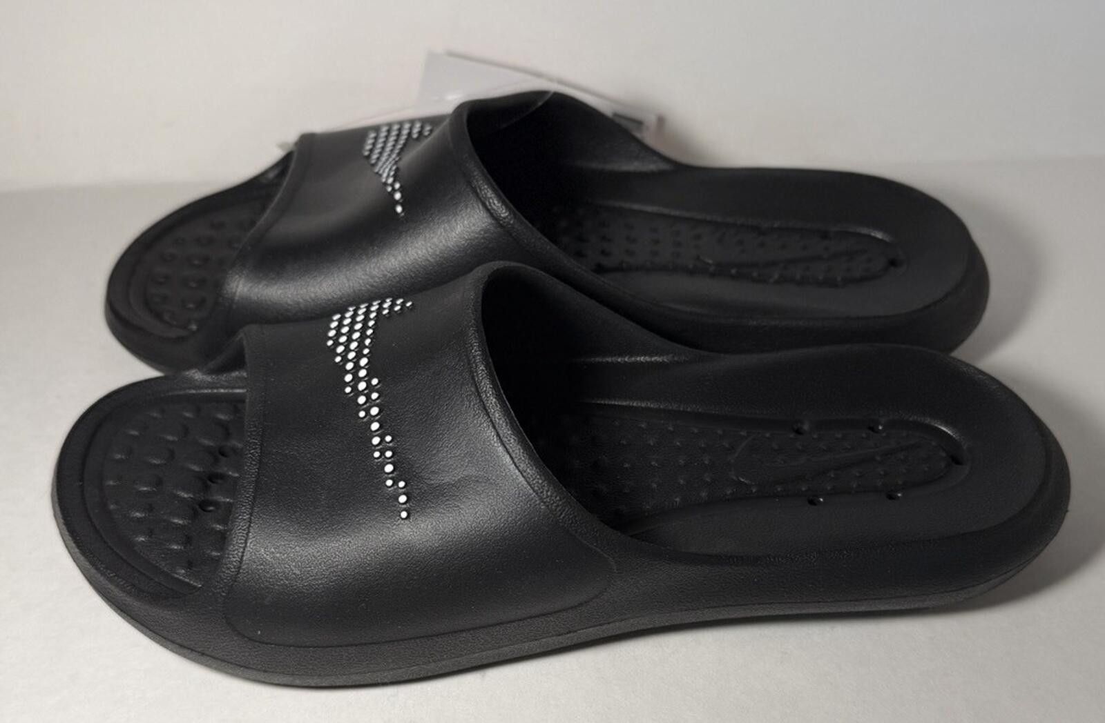 Nike NIKE VICTORI ONE SHOWER SLIDES BLACK/WHITE Men's 7 Size US 7 / EU 40 - 3 Thumbnail