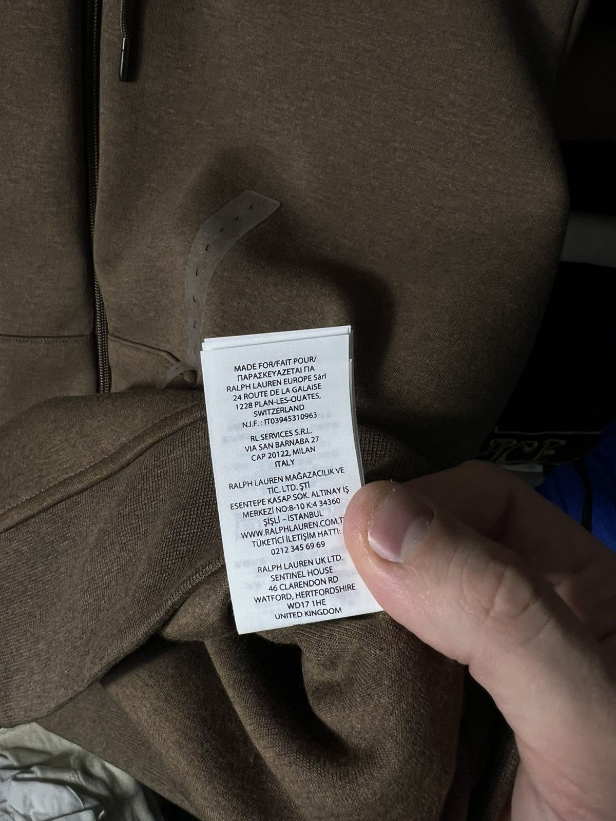 Polo Ralph Lauren 🔥 Polo Ralph Lauren Full Zip Hoodie Brown Up Sweatshirt Size US M / EU 48-50 / 2 - 11 Thumbnail