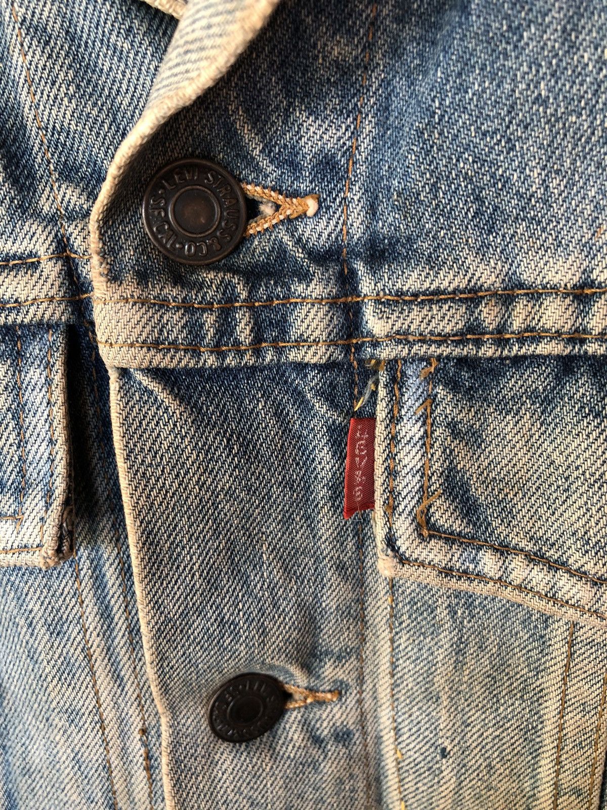 Levi's Vintage Levi’s Distressed Faded Jacket Size US S / EU 44-46 / 1 - 7 Thumbnail