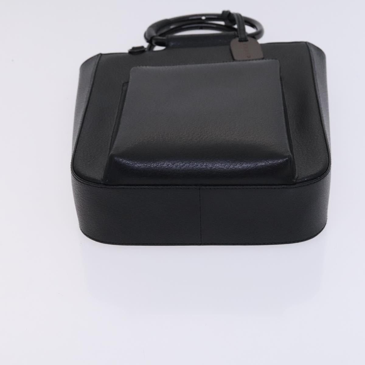 Gucci GUCCI Hand Bag Leather Black Size ONE SIZE - 9 Thumbnail
