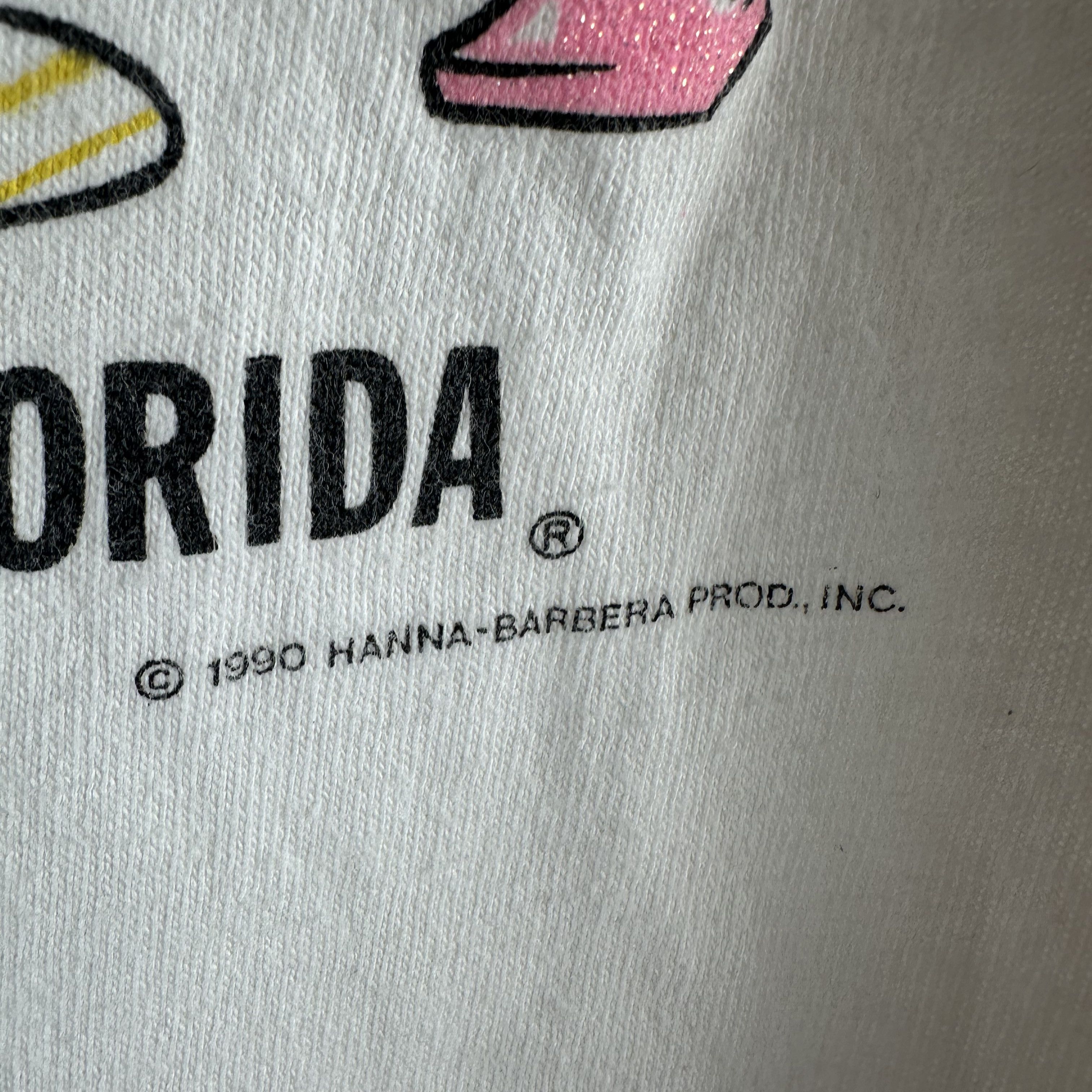 Vintage ​​​1990 Jetsons Family Universal Studios Rock N Roll T-Shirt Size US M / EU 48-50 / 2 - 3 Thumbnail