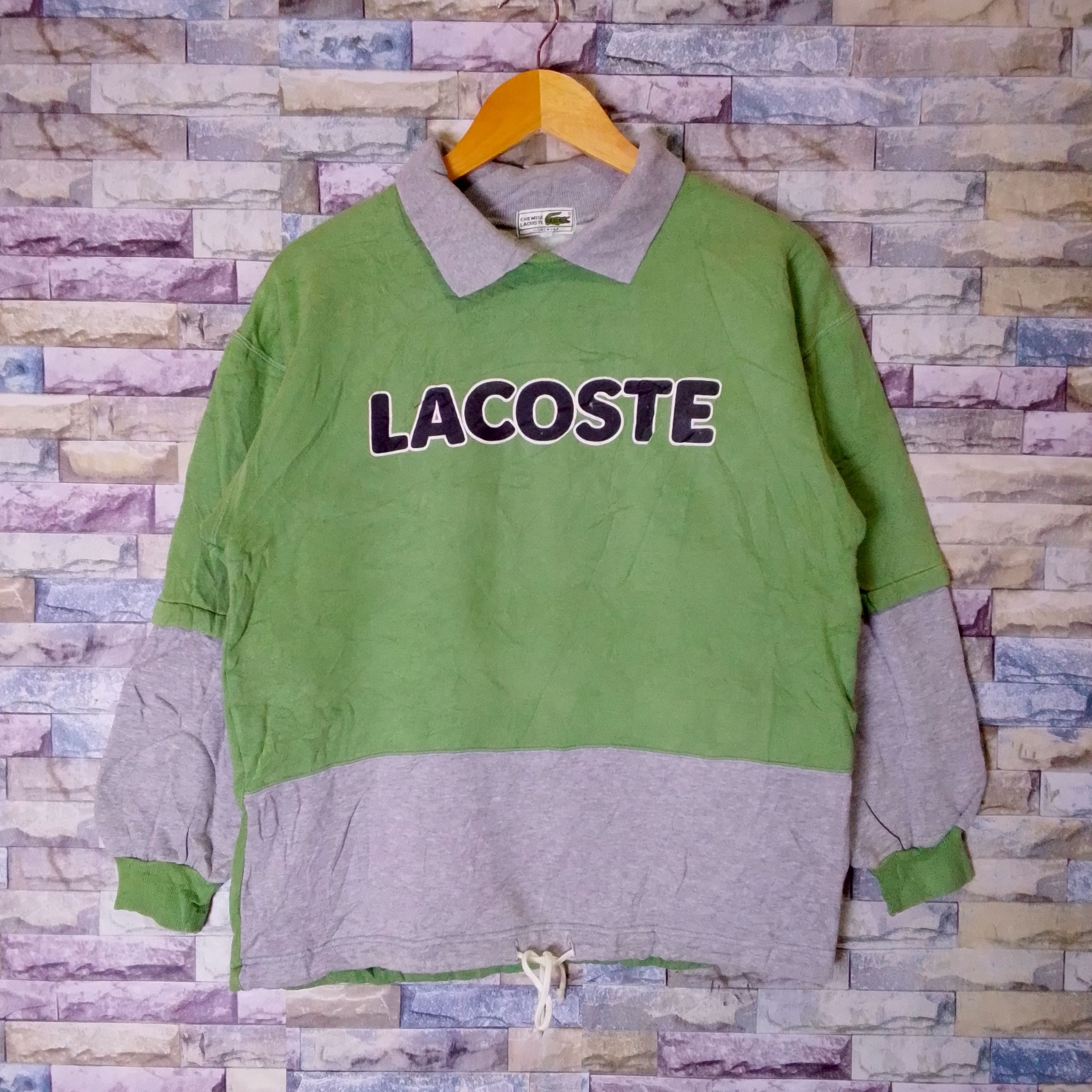 Lacoste Lacoste Spellout Sweatshirt Size US M / EU 48-50 / 2 - 1 Thumbnail