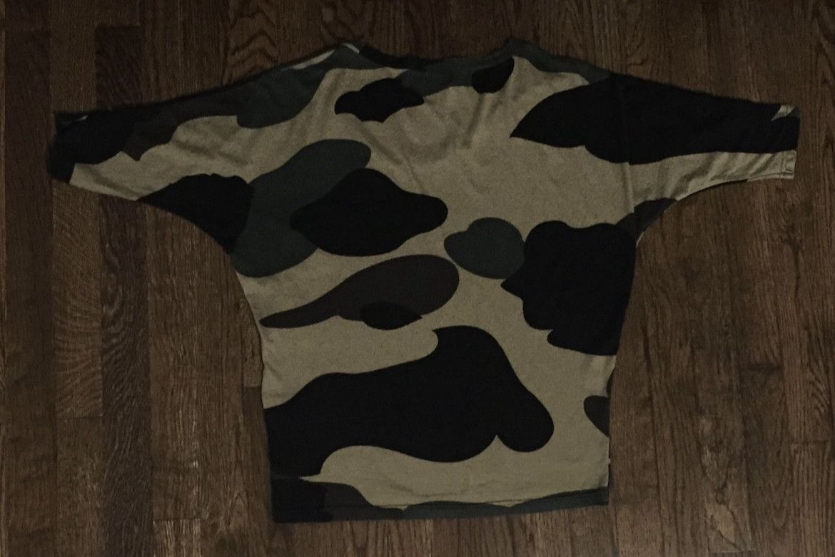 Bape Bape camo long sleeve tee shirt Size S / US 4 / IT 40 - 2 Thumbnail
