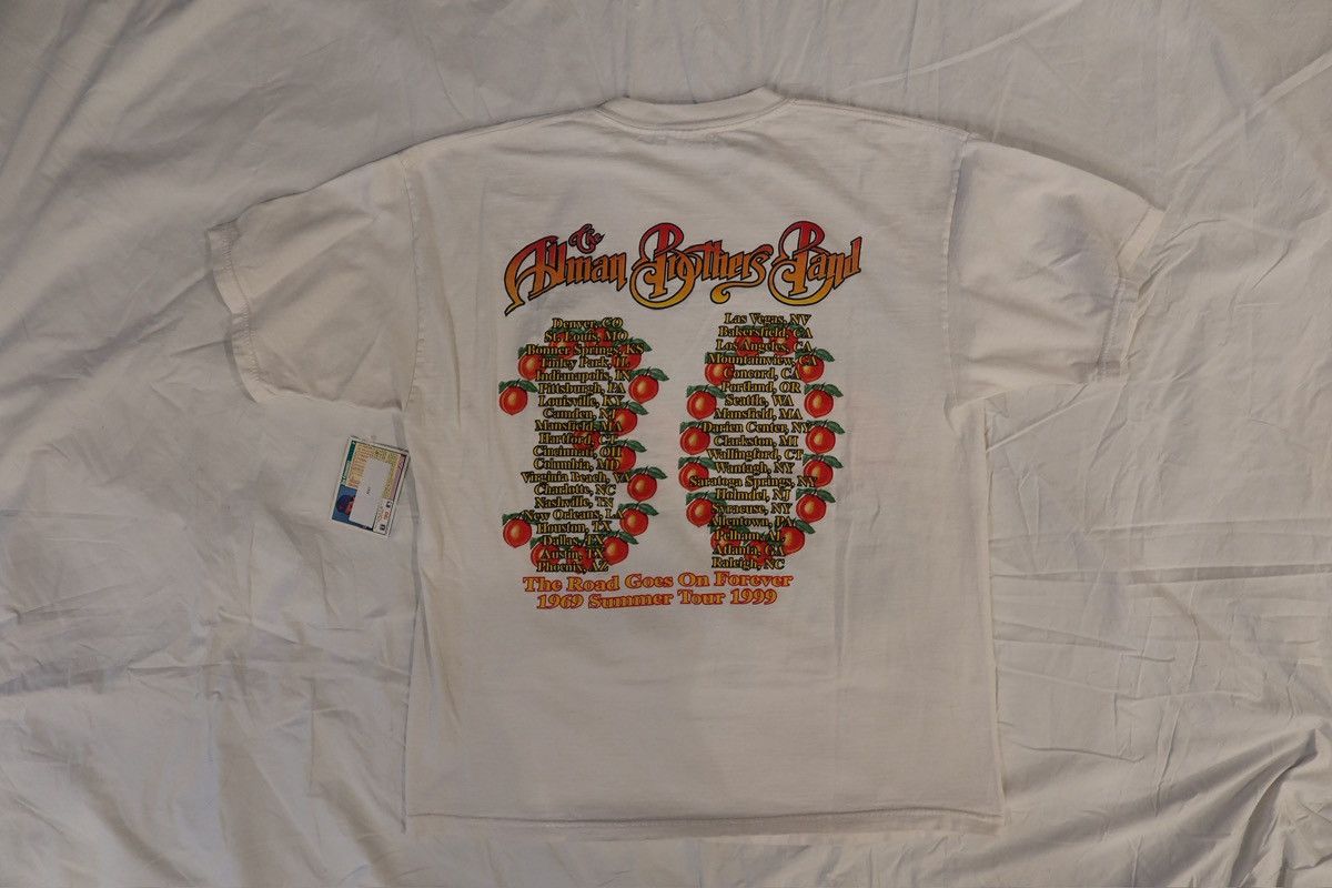 Vintage Allman Brothers Band Tshirt Size US XL / EU 56 / 4 - 10 Thumbnail