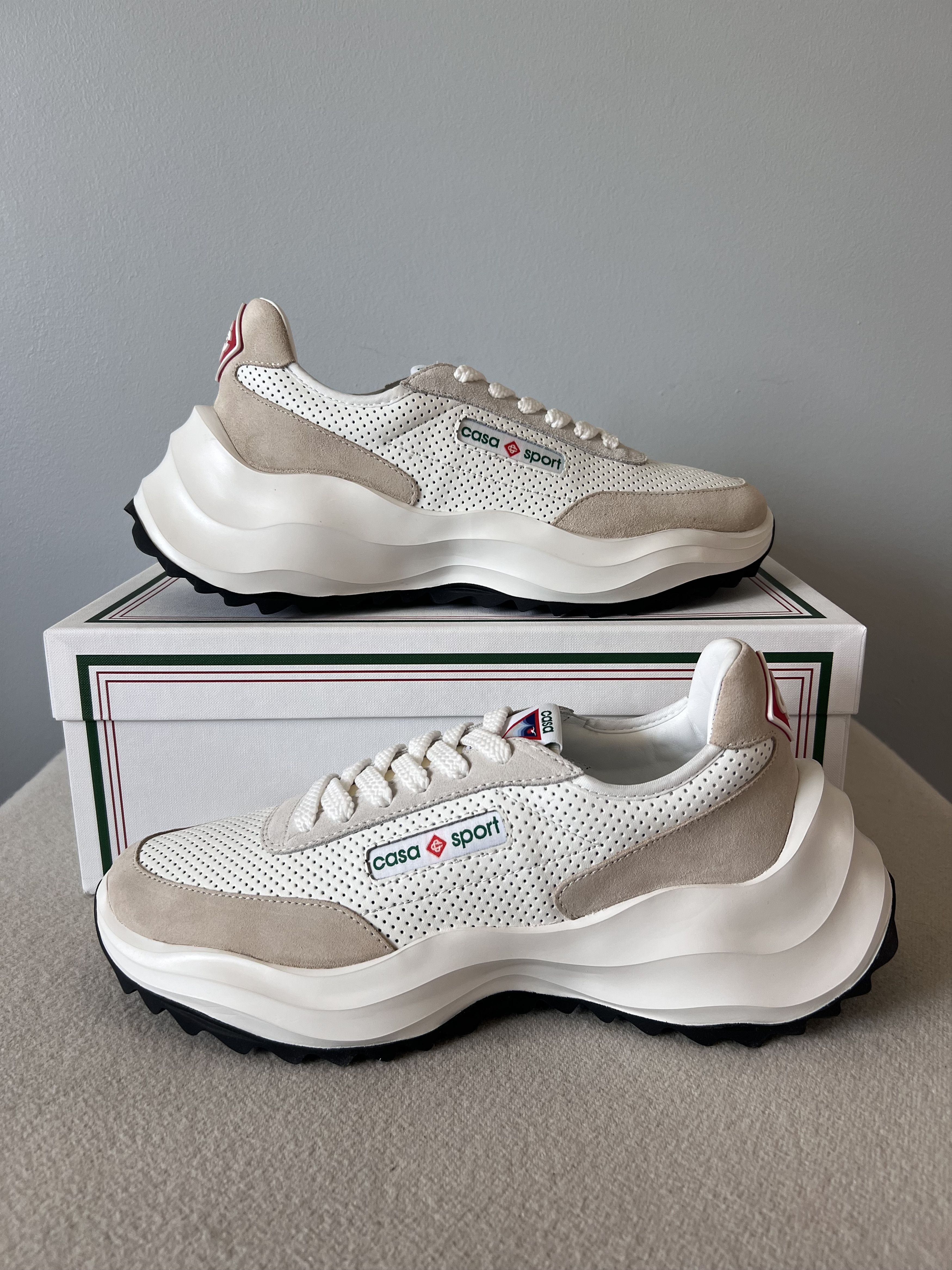 Casablanca Casablanca Atlantis Sneakers in White Leather Size US 10 / EU 43 - 2 Thumbnail