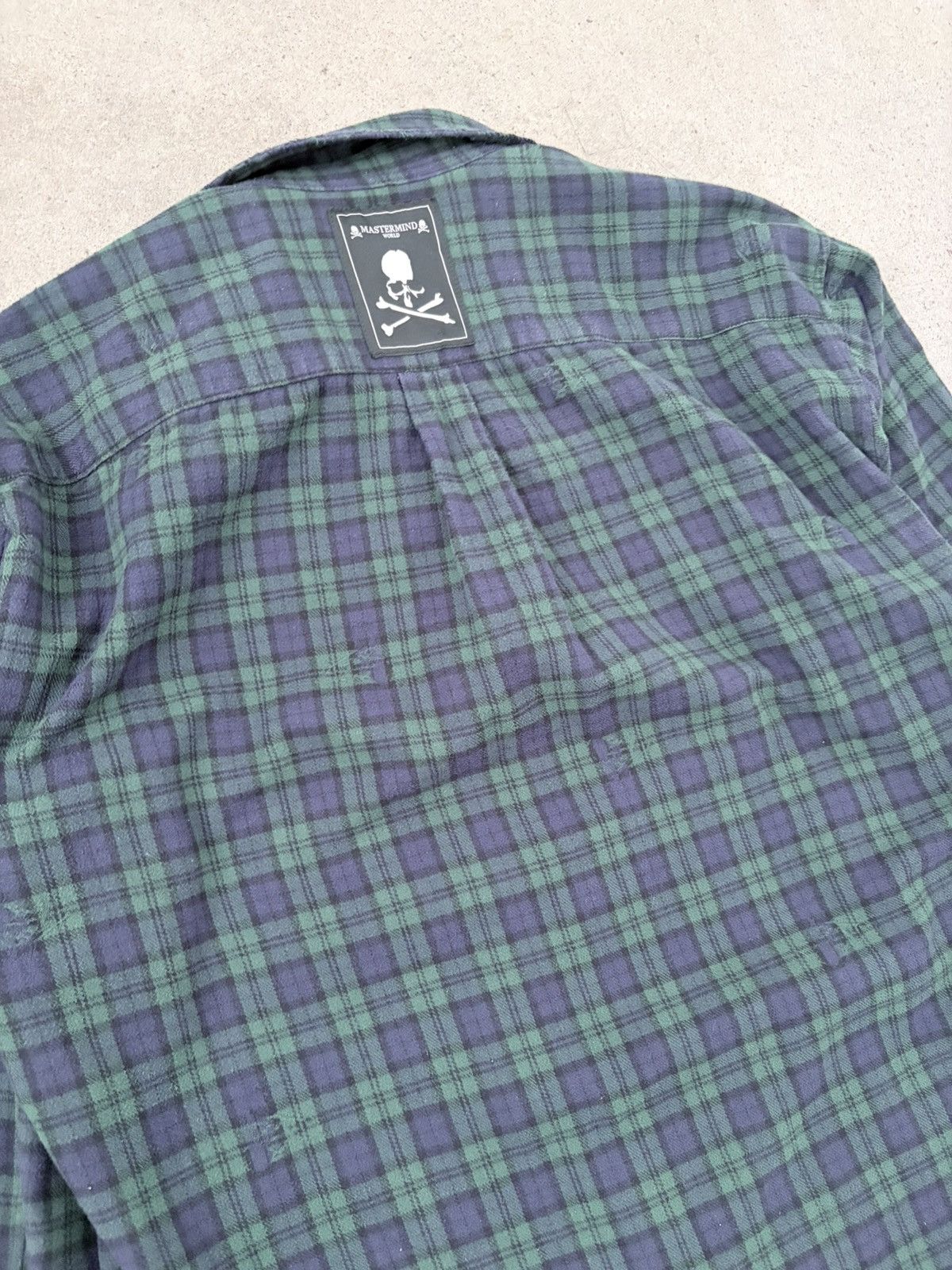 Mastermind World reversible distressed flannel Size US L / EU 52-54 / 3 - 6 Thumbnail